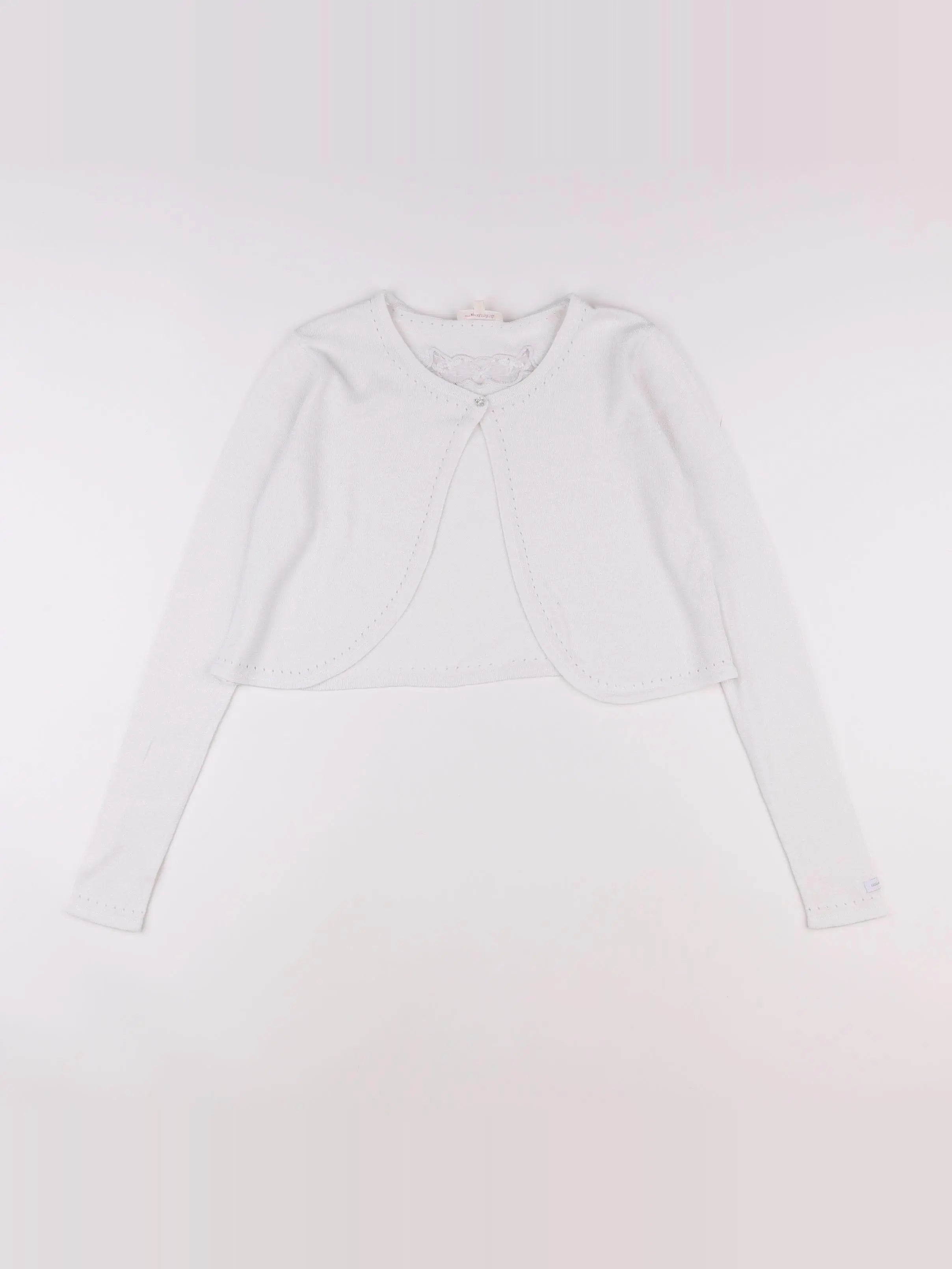 Catimini - gilet blanc - 12 ans
