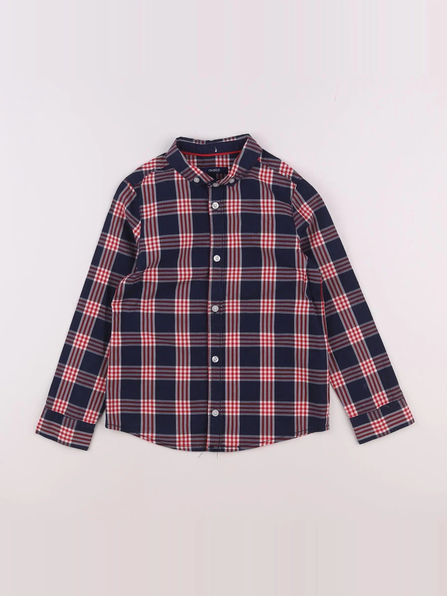 Okaidi - chemise bleu - 6 ans