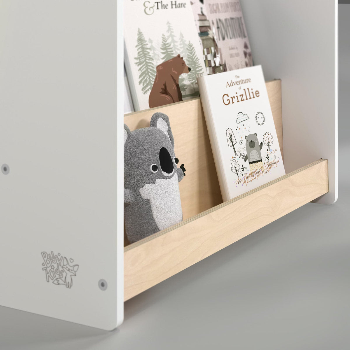 Bibliothèque enfant - Blanc et Gris