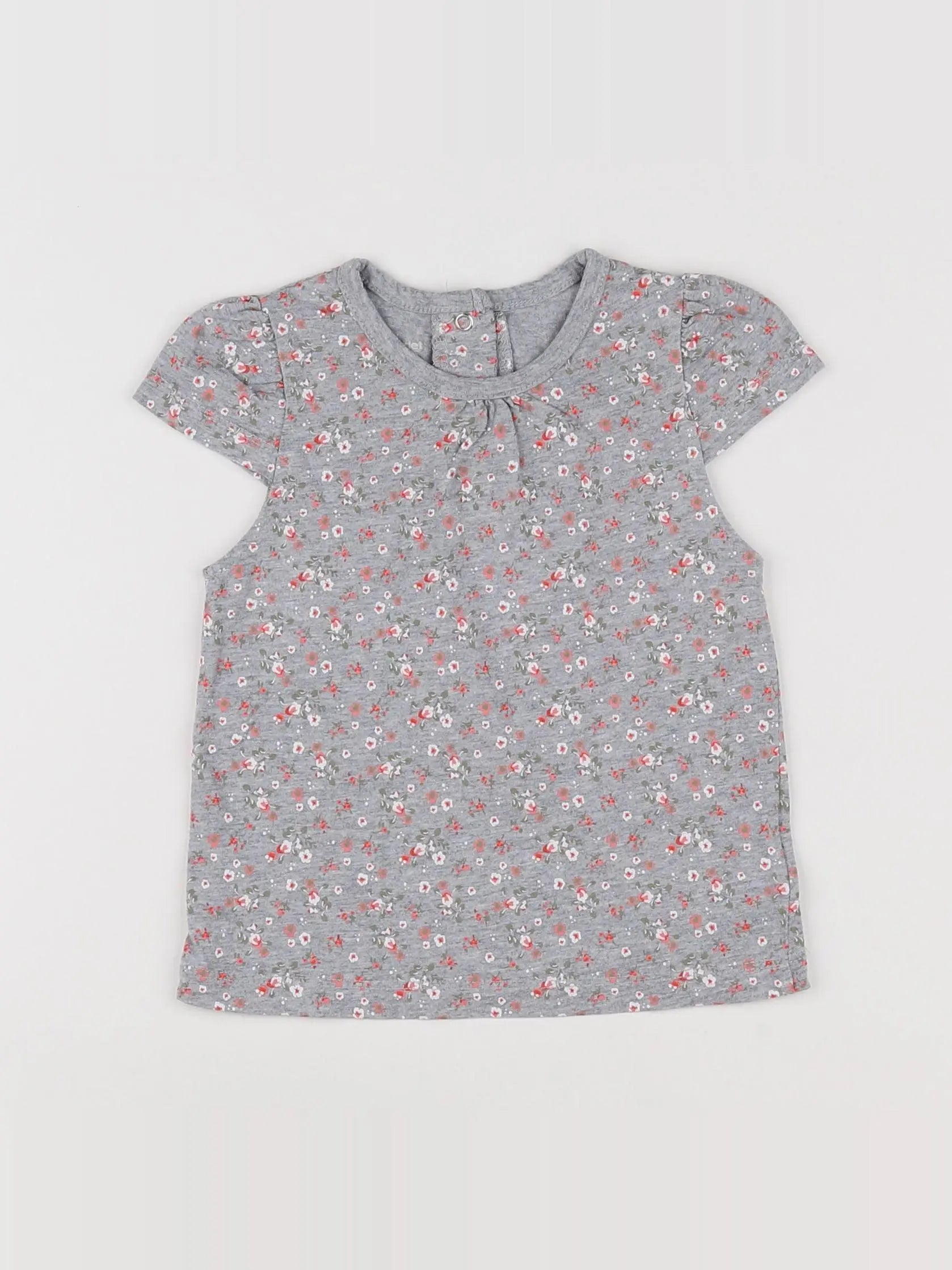 Vertbaudet - tee-shirt gris - 18 mois