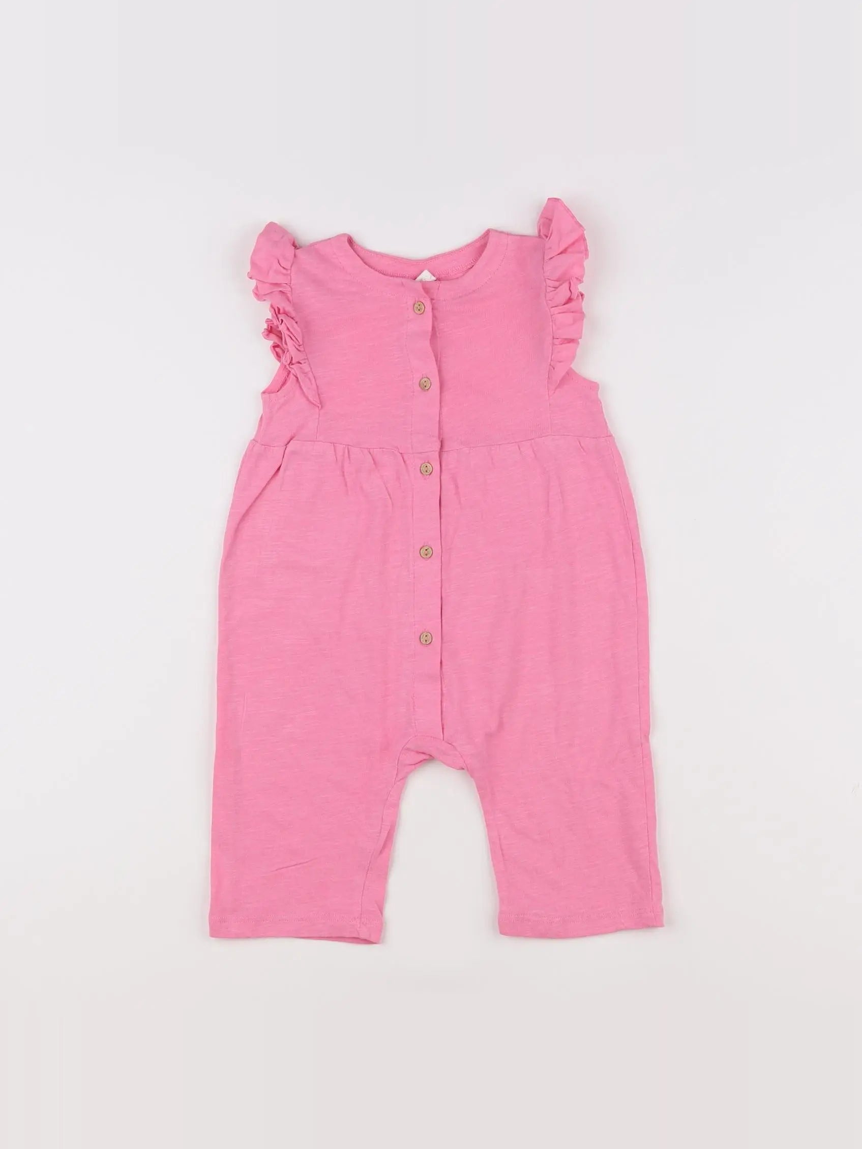 H&M - combinaison rose - 6 mois