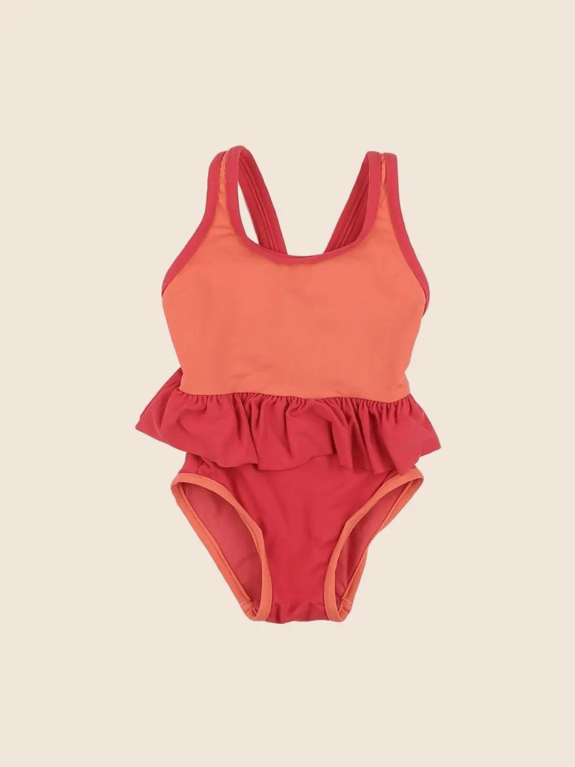 Bonnet à Pompon - maillot de bain rose - 18 mois
