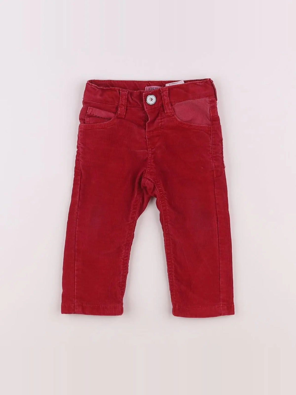 IKKS - pantalon rouge - 6 mois