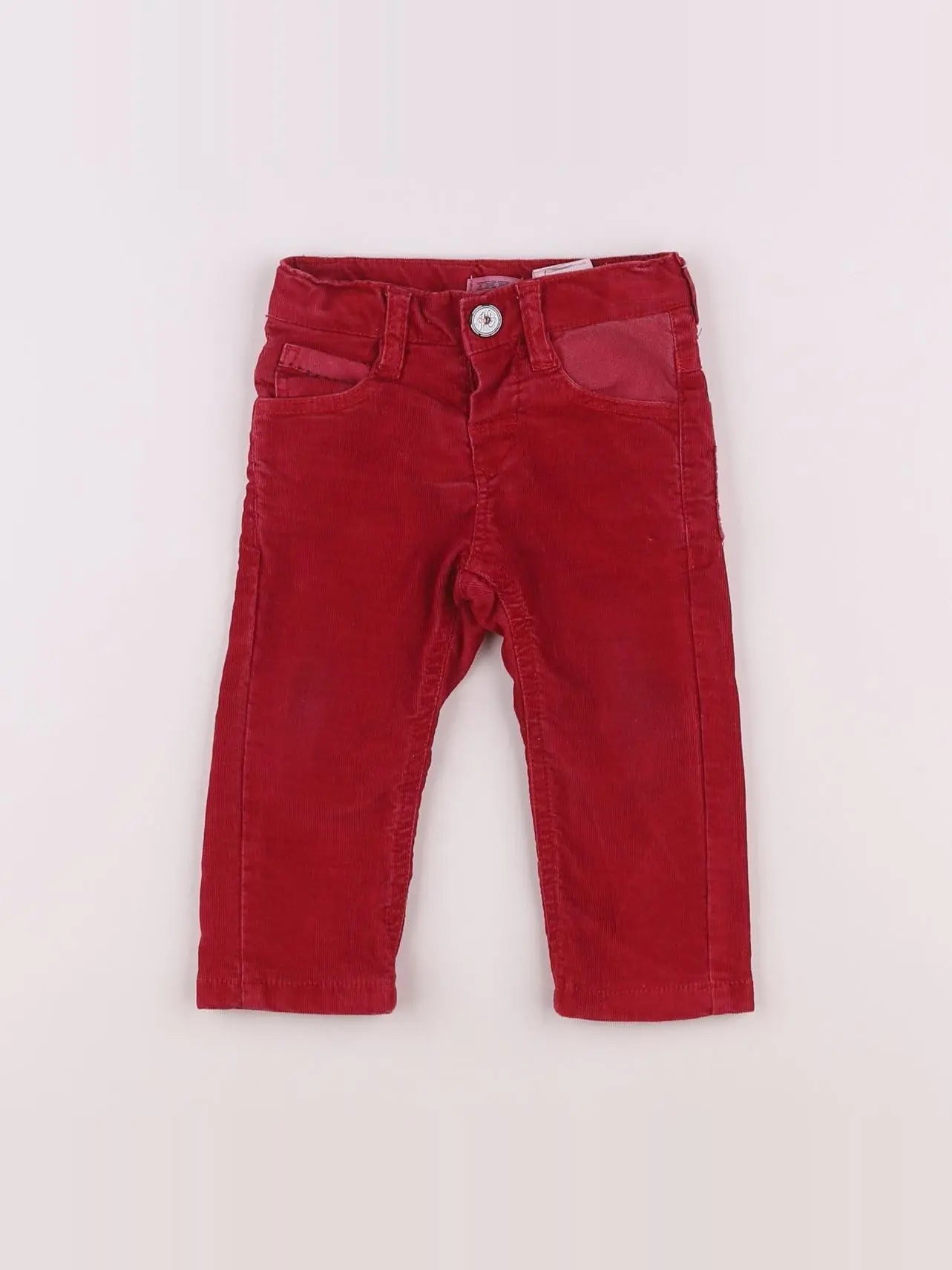IKKS - pantalon rouge - 6 mois