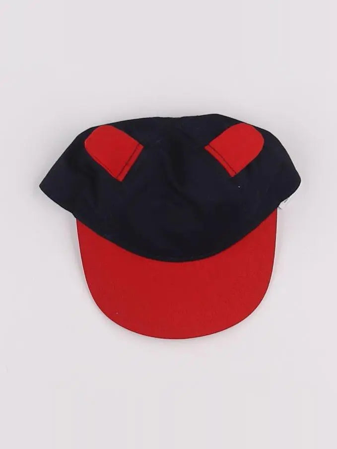 Petit Bateau - casquette bleu, rouge - 12/18 mois