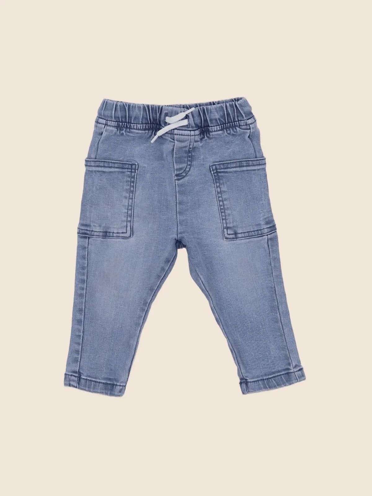 Vertbaudet - jean bleu - 9 mois