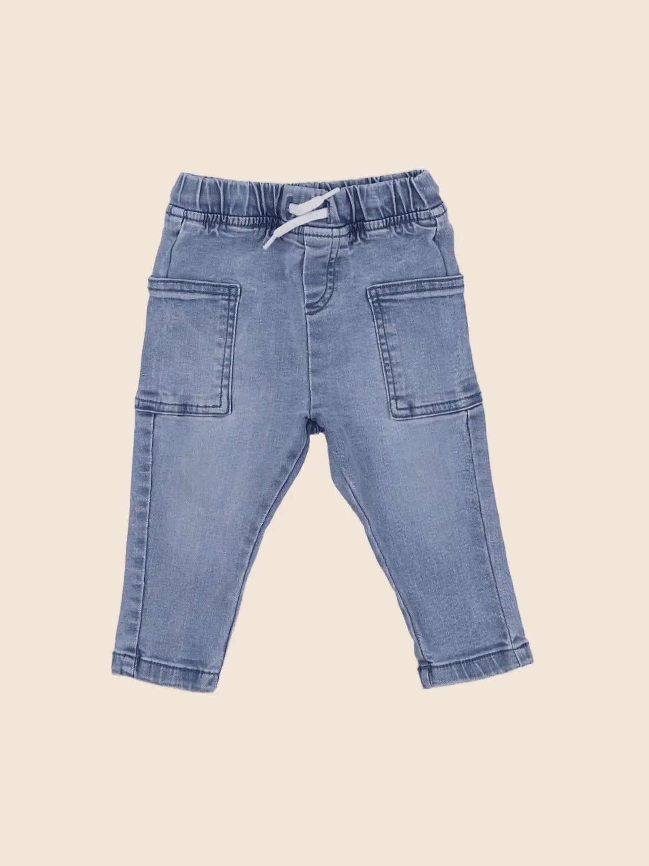 Vertbaudet - jean bleu - 9 mois