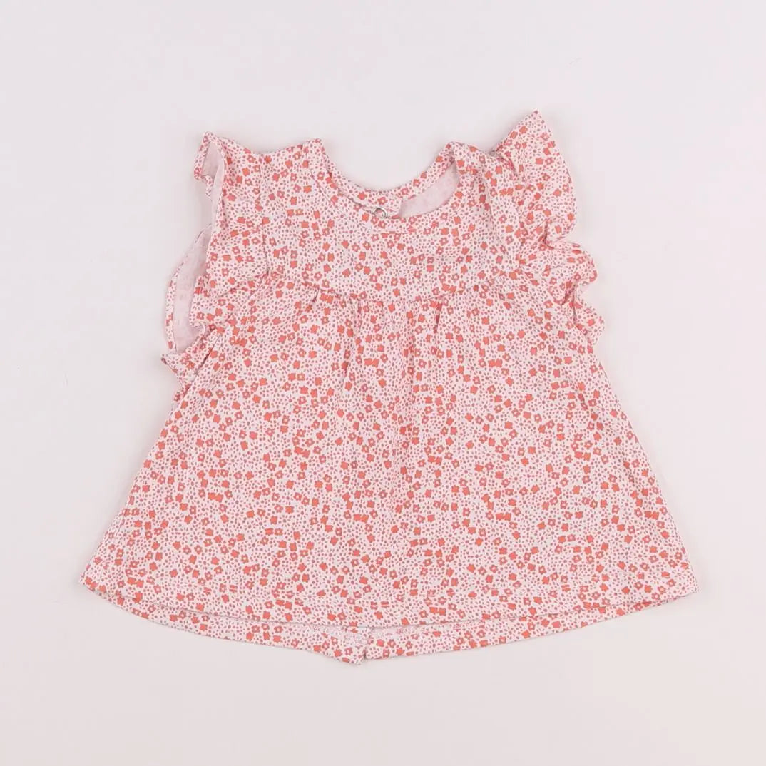 Vertbaudet - tee-shirt rose - 3 mois