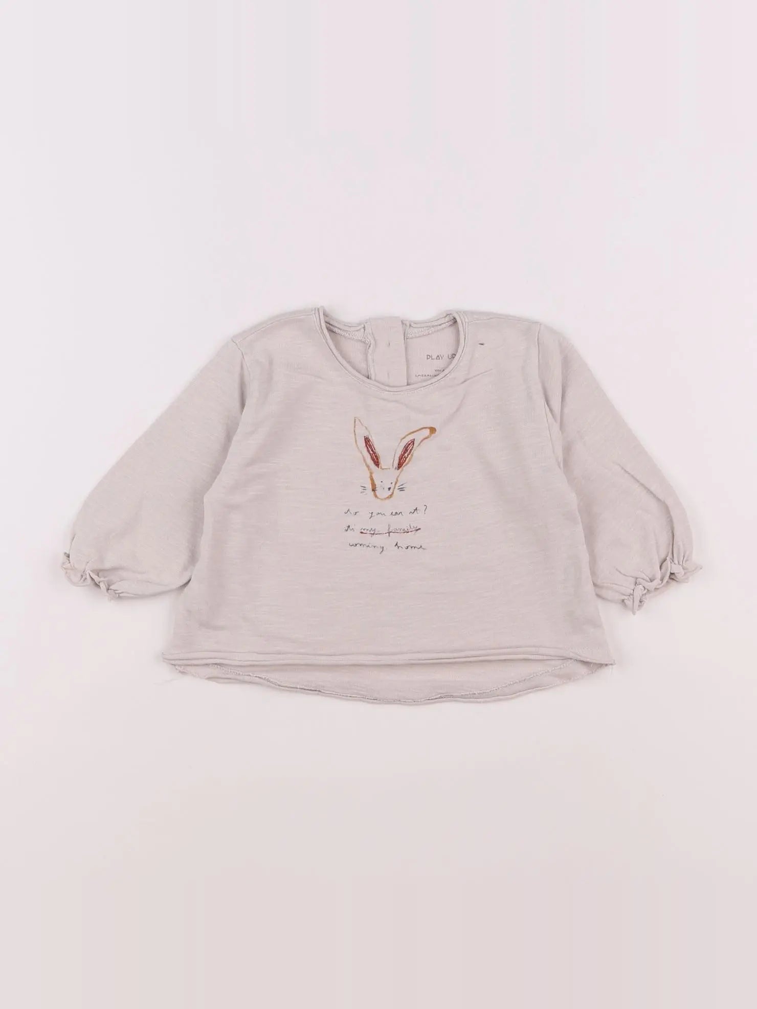 Play Up - tee-shirt beige - 6 mois