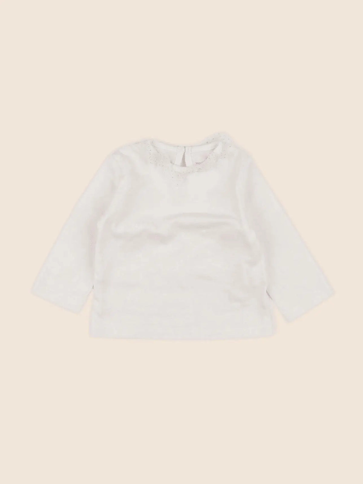 Vertbaudet - tee-shirt beige - 6 mois