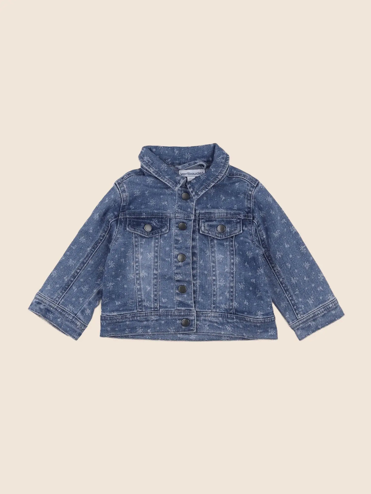 Vertbaudet - veste bleu - 9 mois