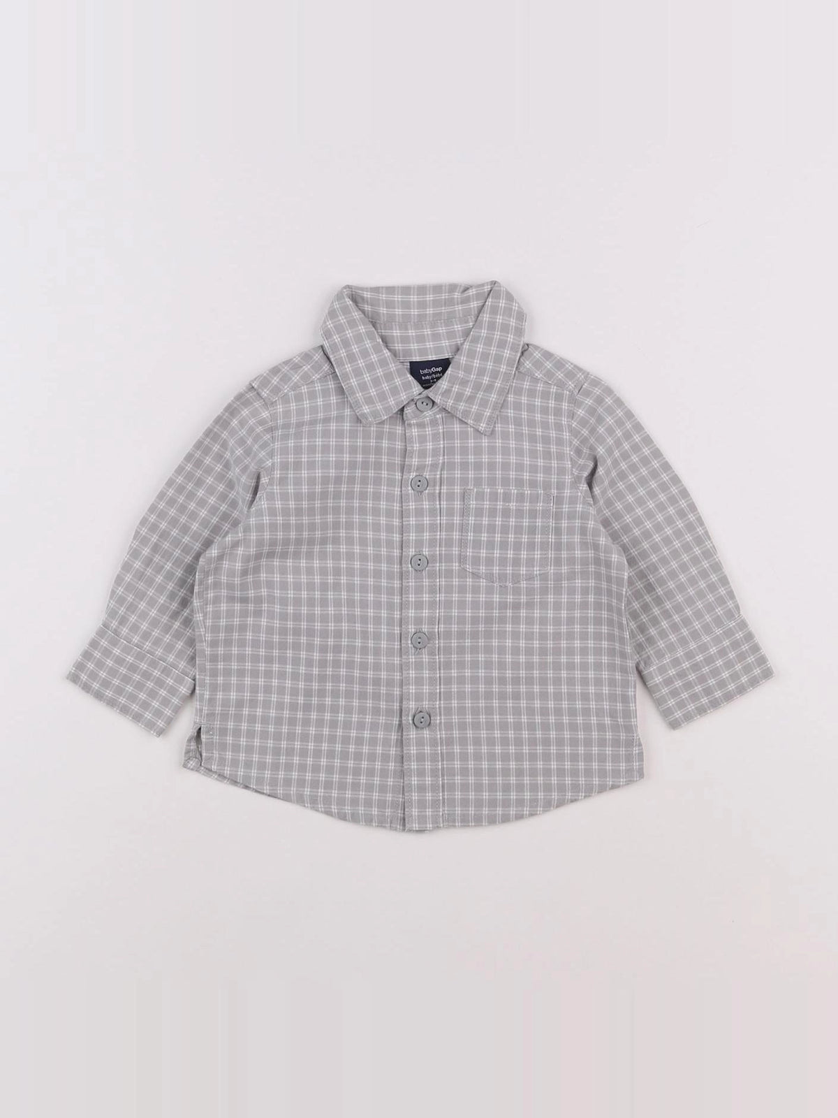 GAP - chemise gris - 3/6 mois