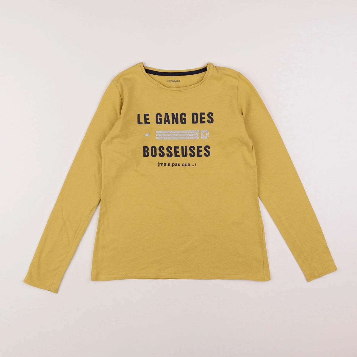 Vertbaudet - tee-shirt jaune - 10 ans