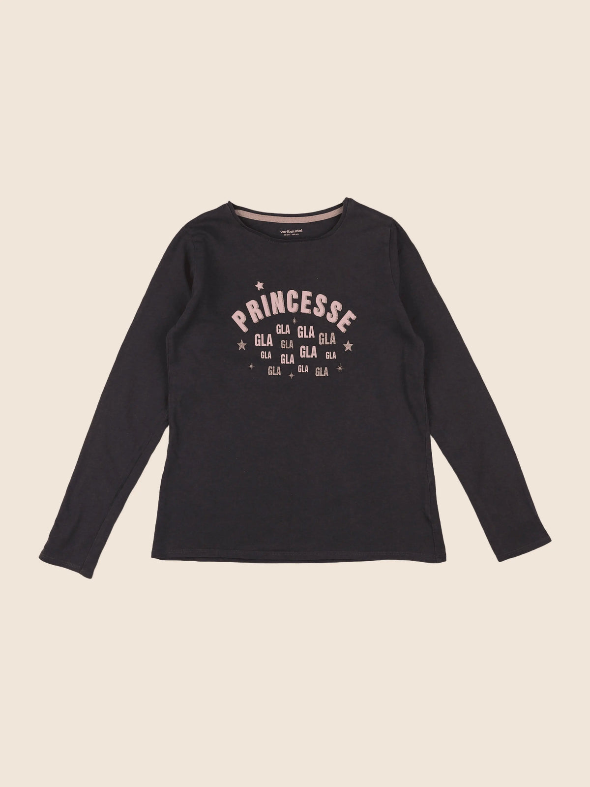 Vertbaudet - tee-shirt gris - 10 ans