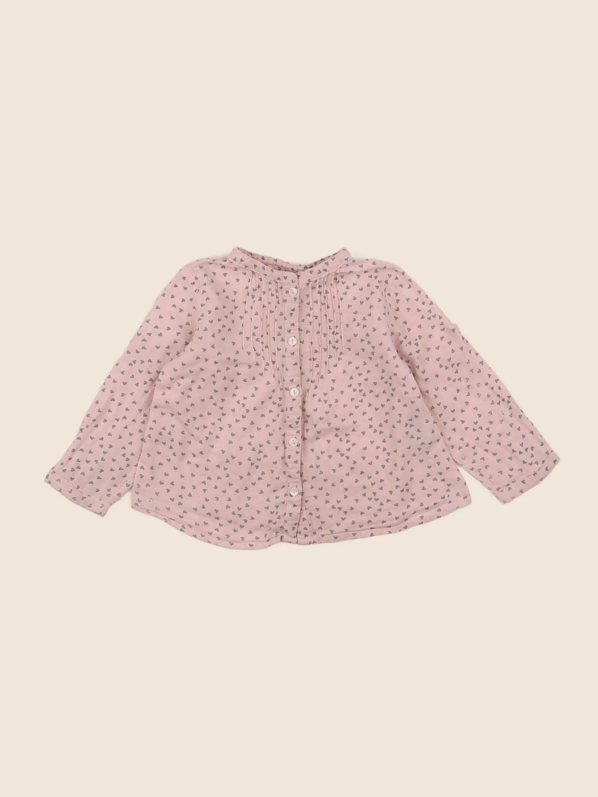 Zara - blouse rose - 12/18 mois