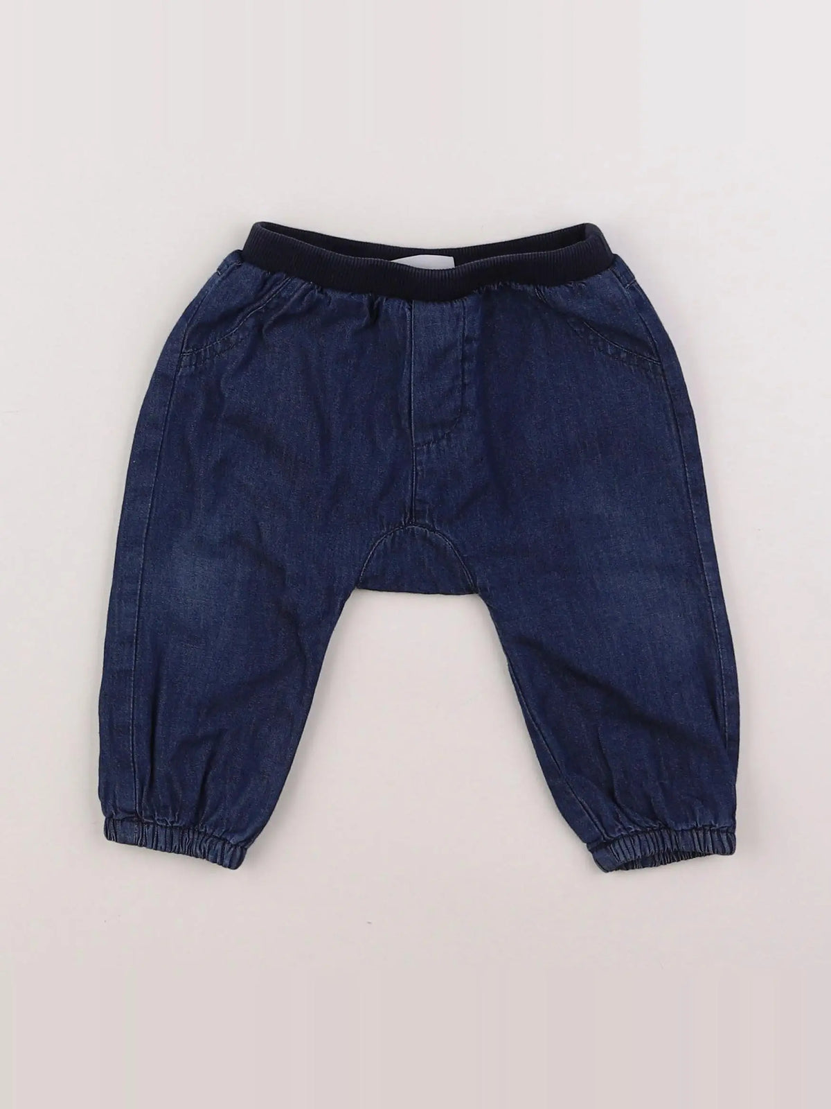 Noukie's - sarouel bleu - 6 mois