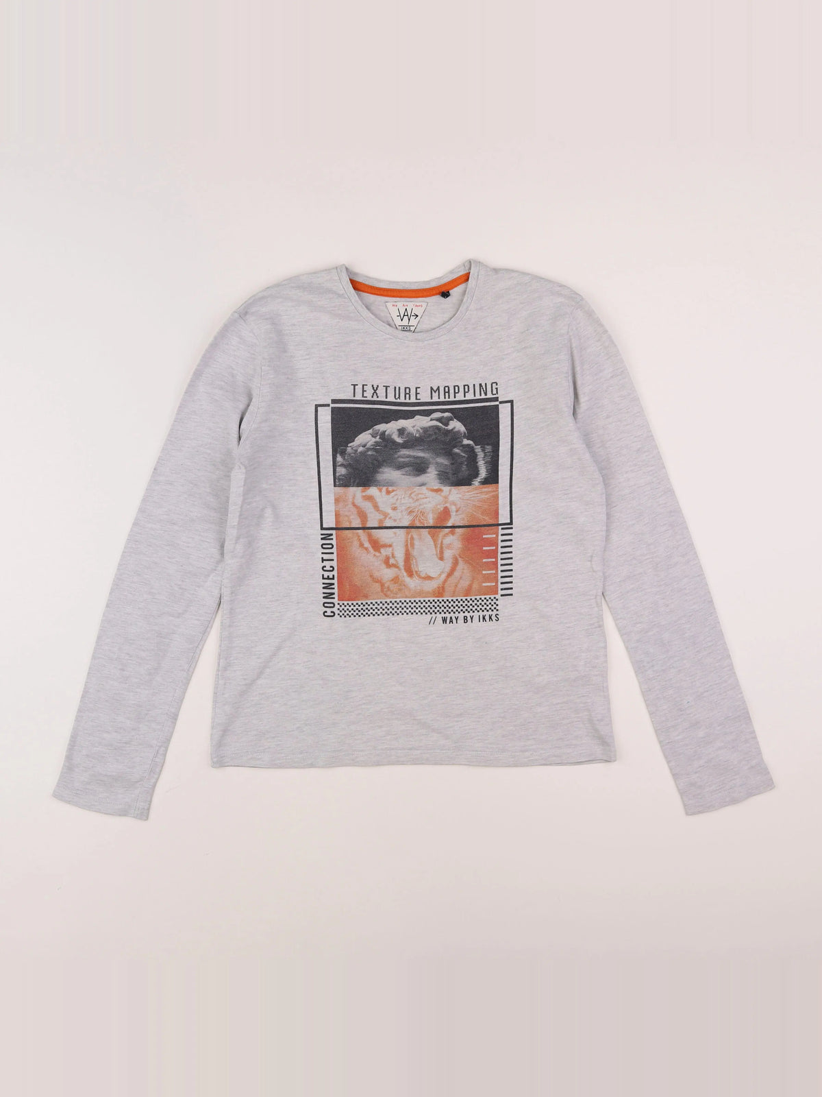 IKKS - tee-shirt gris - 12 ans