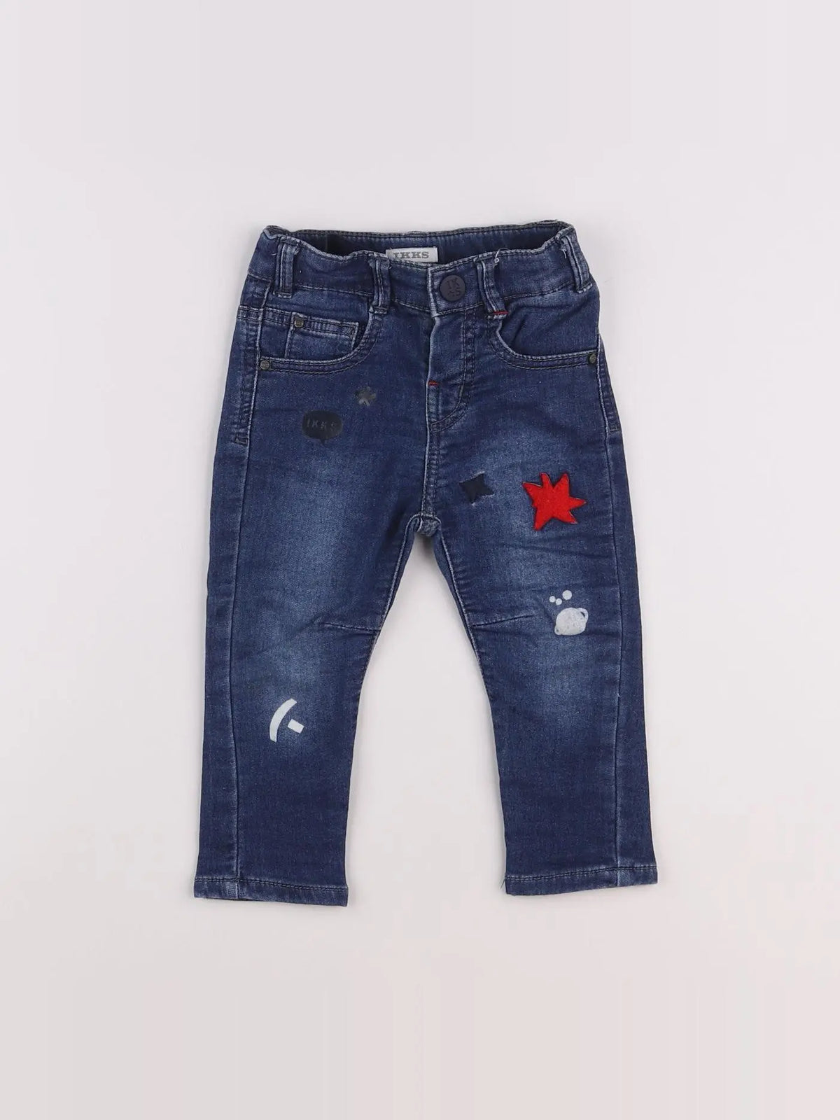 IKKS - jean bleu - 12 mois