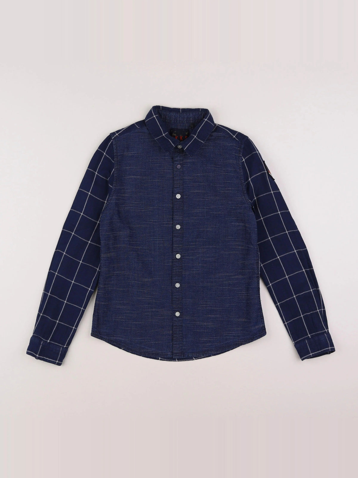 IKKS - chemise bleu - 10 ans