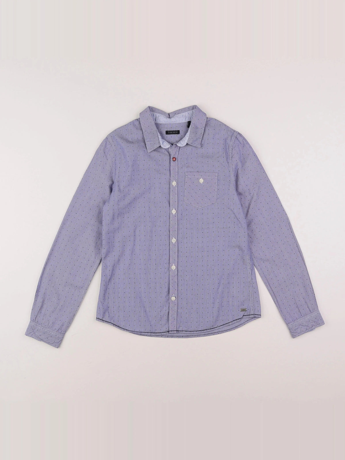 IKKS - chemise bleu - 10 ans