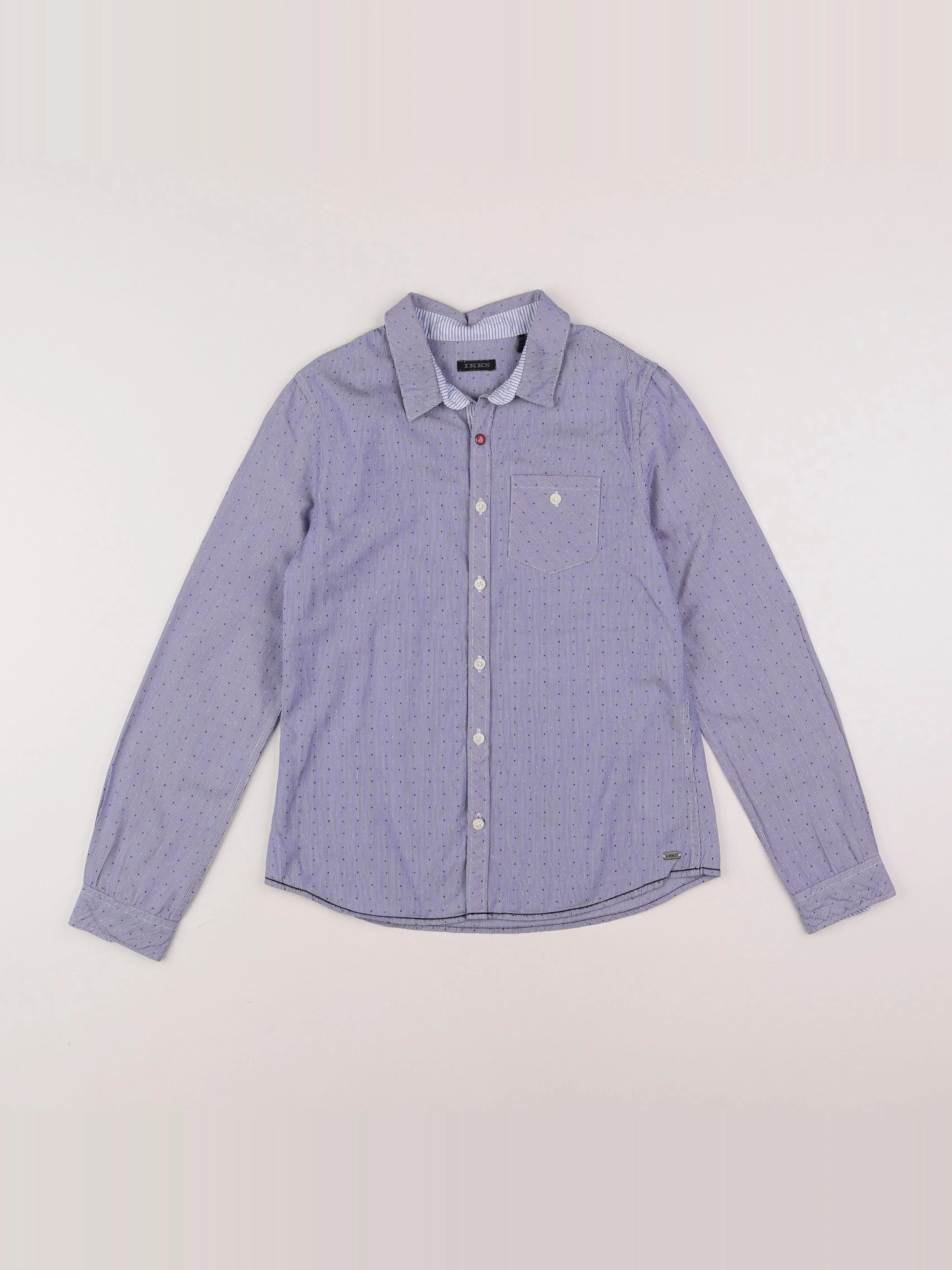 IKKS - chemise bleu - 10 ans