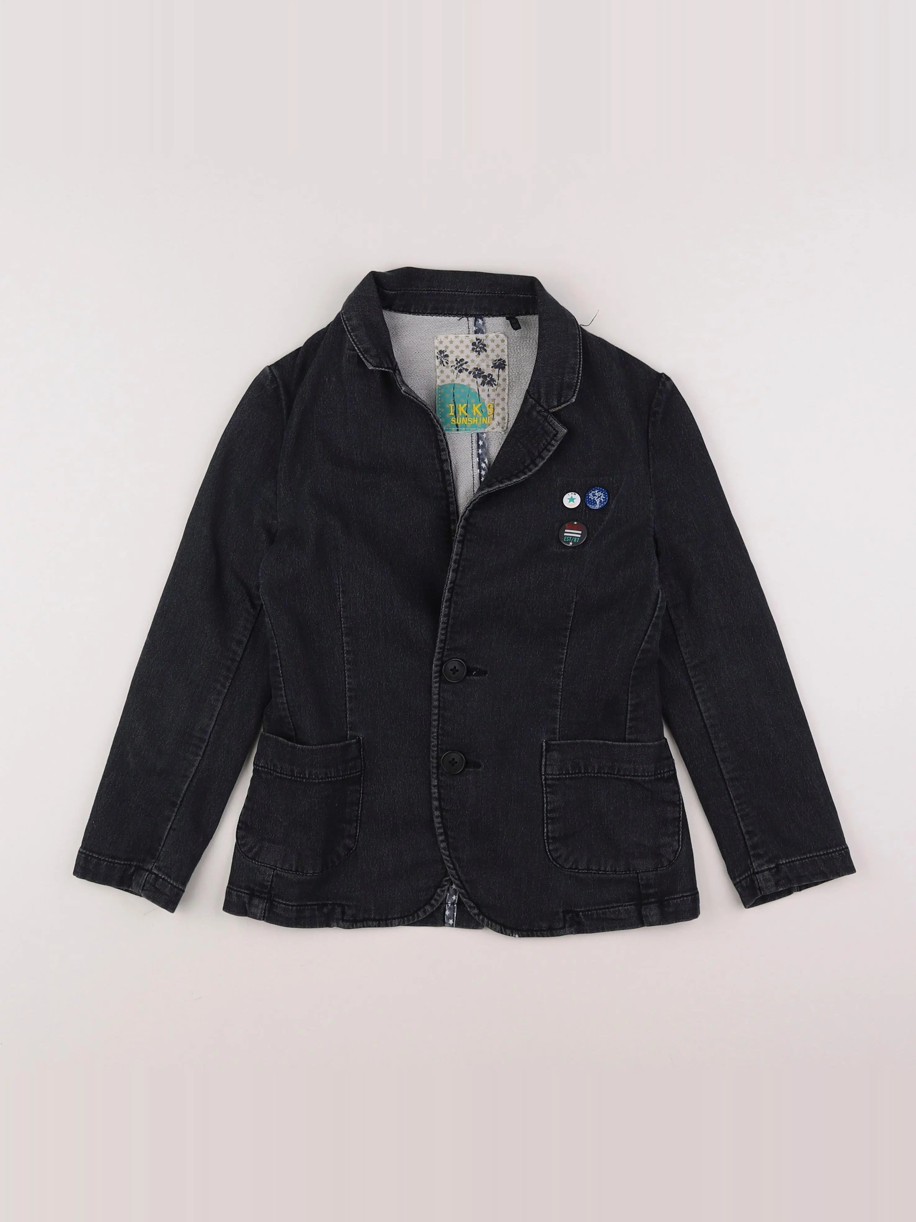 IKKS - veste gris - 8 ans