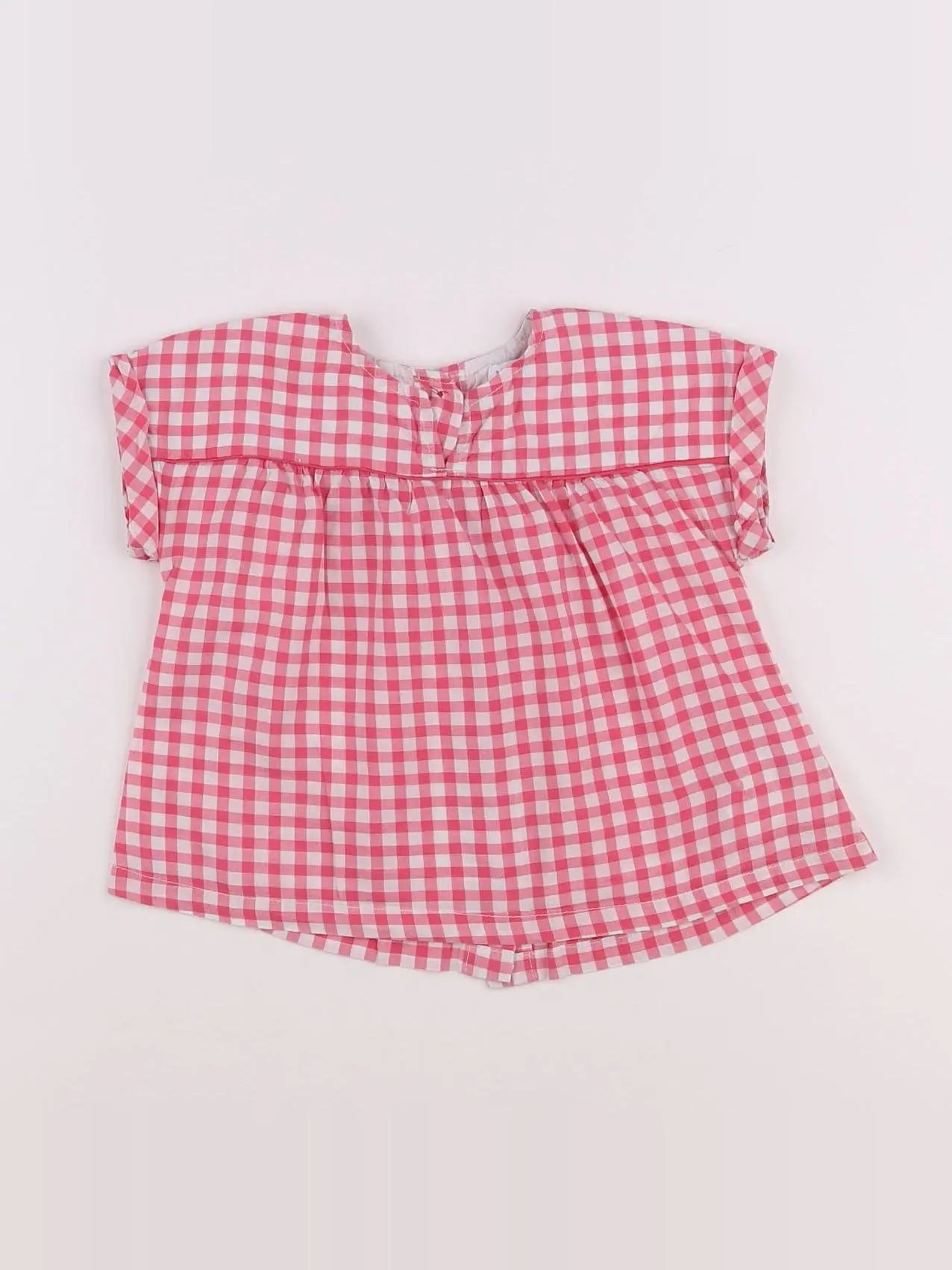 Vertbaudet - blouse rose - 12 mois