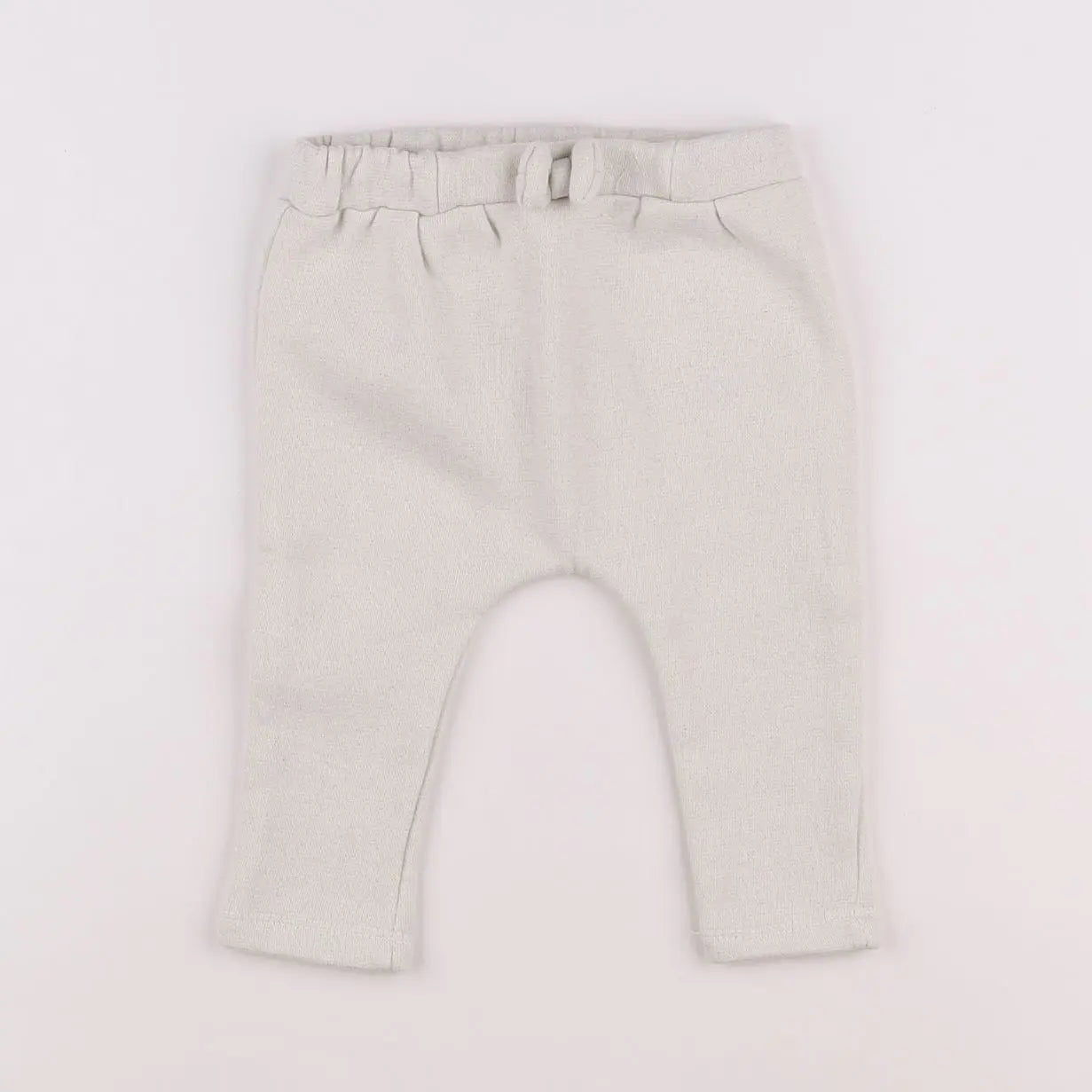 Vertbaudet - jogging beige, argent - 6 mois