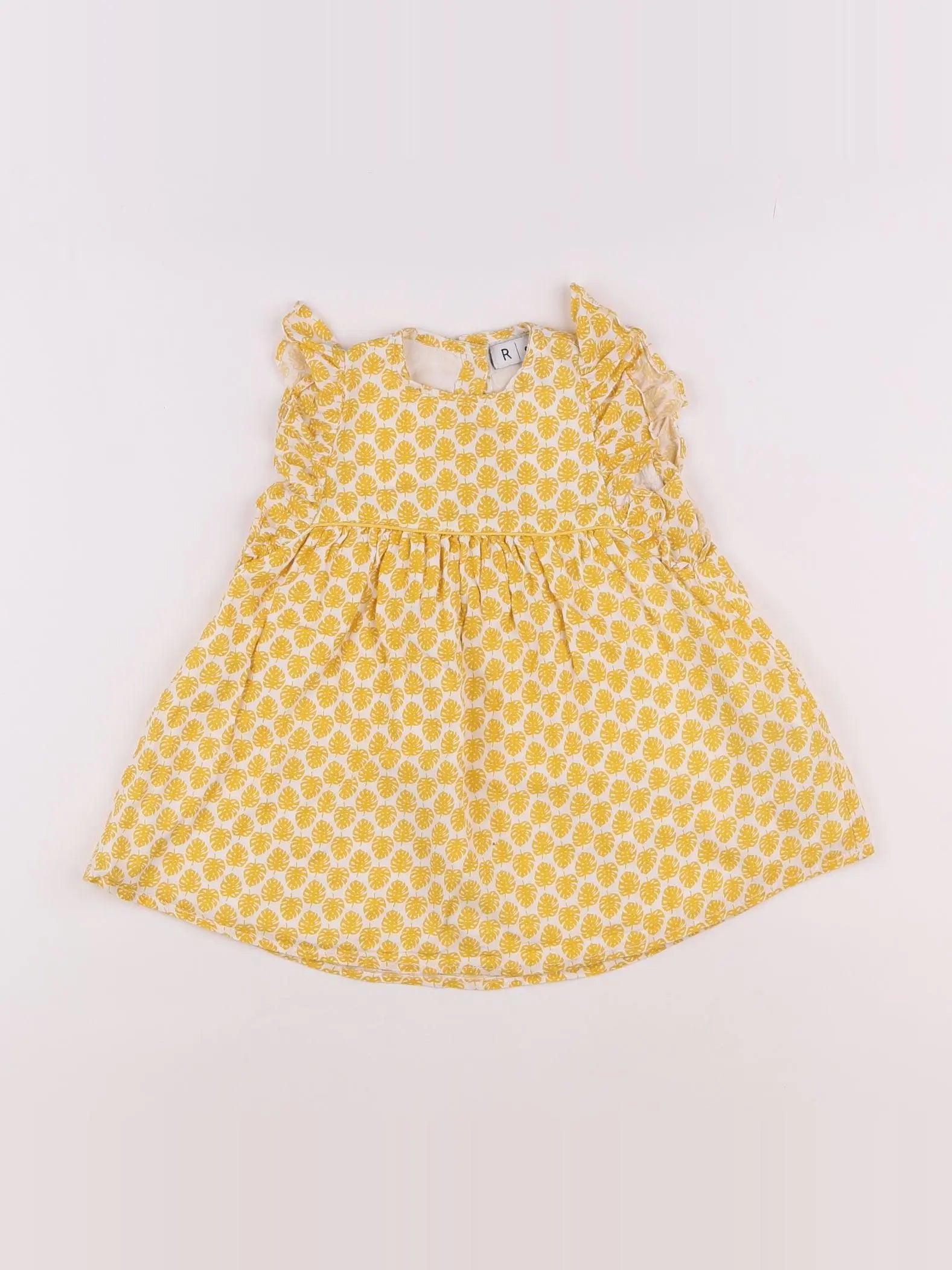 La Redoute - robe jaune - 6 mois