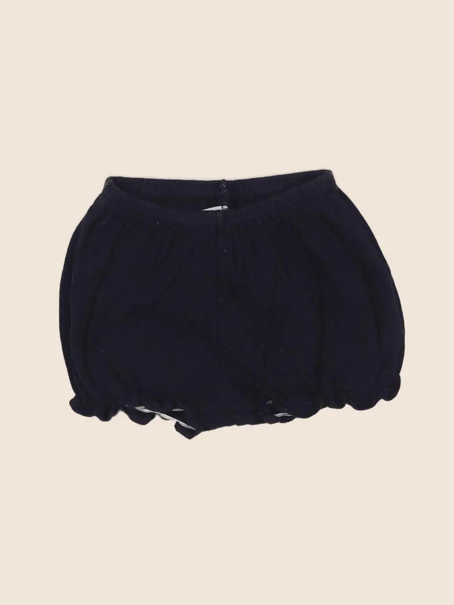 Petit Bateau - short bleu - 6 mois