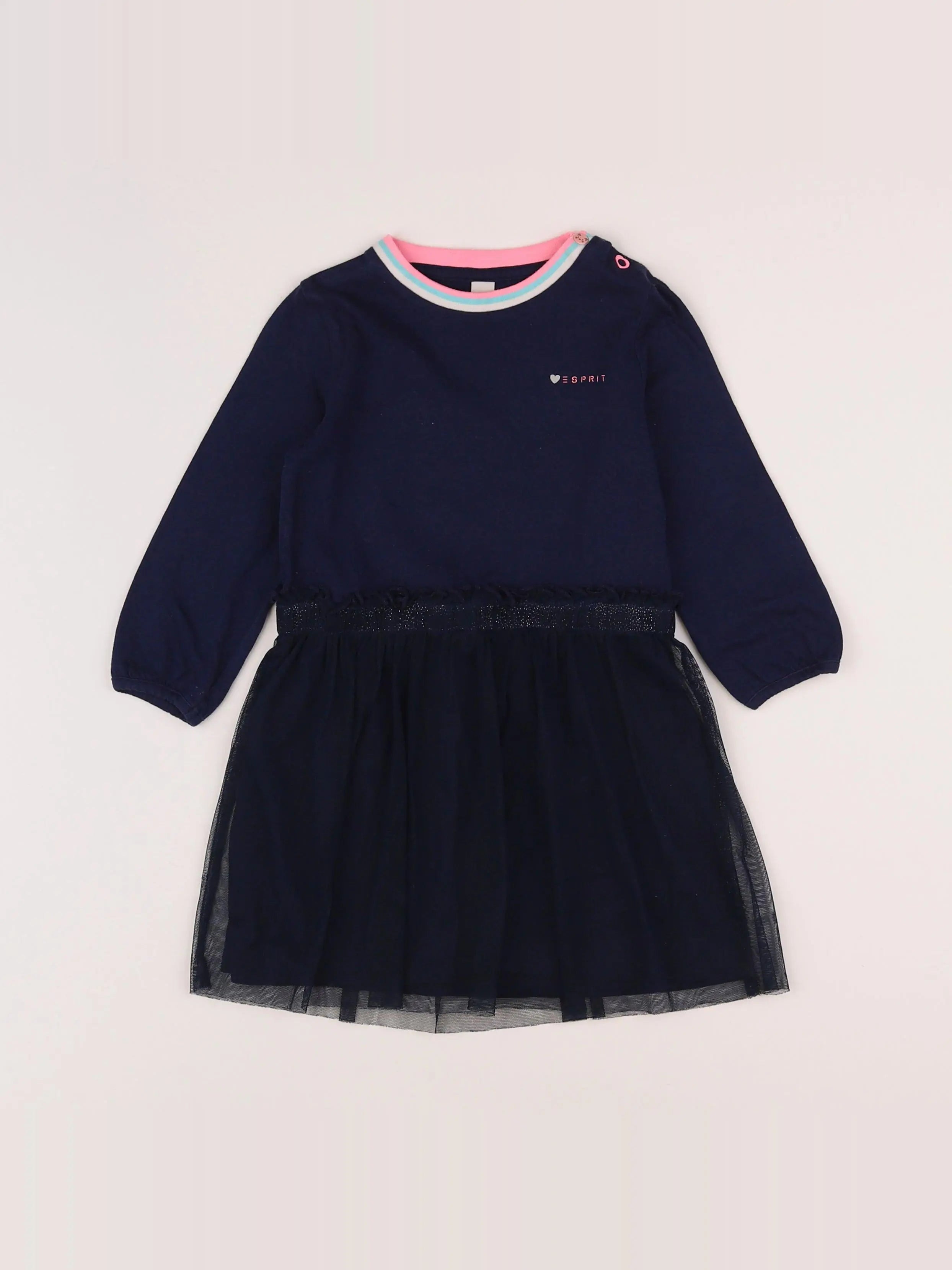 Esprit - robe bleu - 18 mois