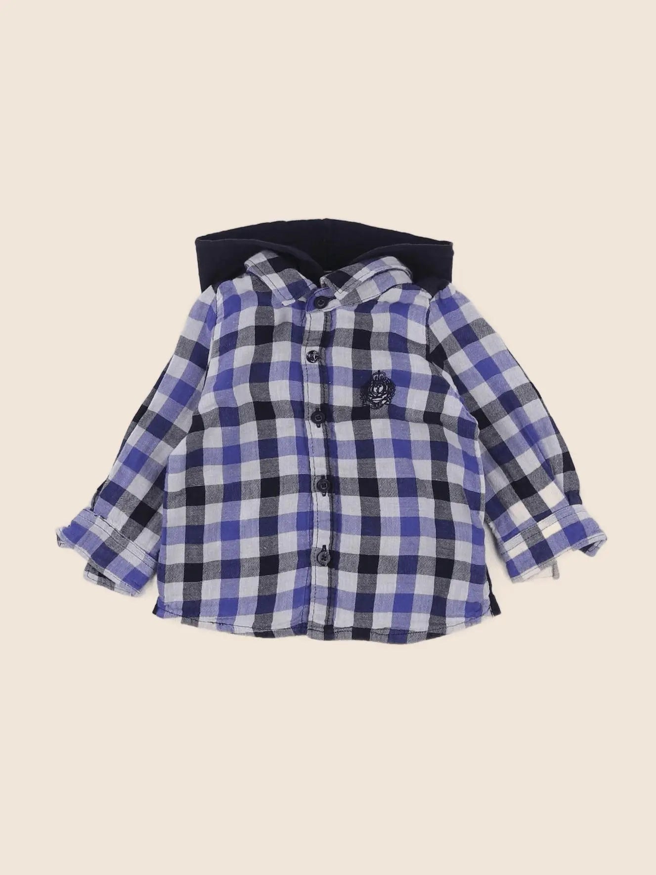 IKKS - chemise bleu - 6 mois