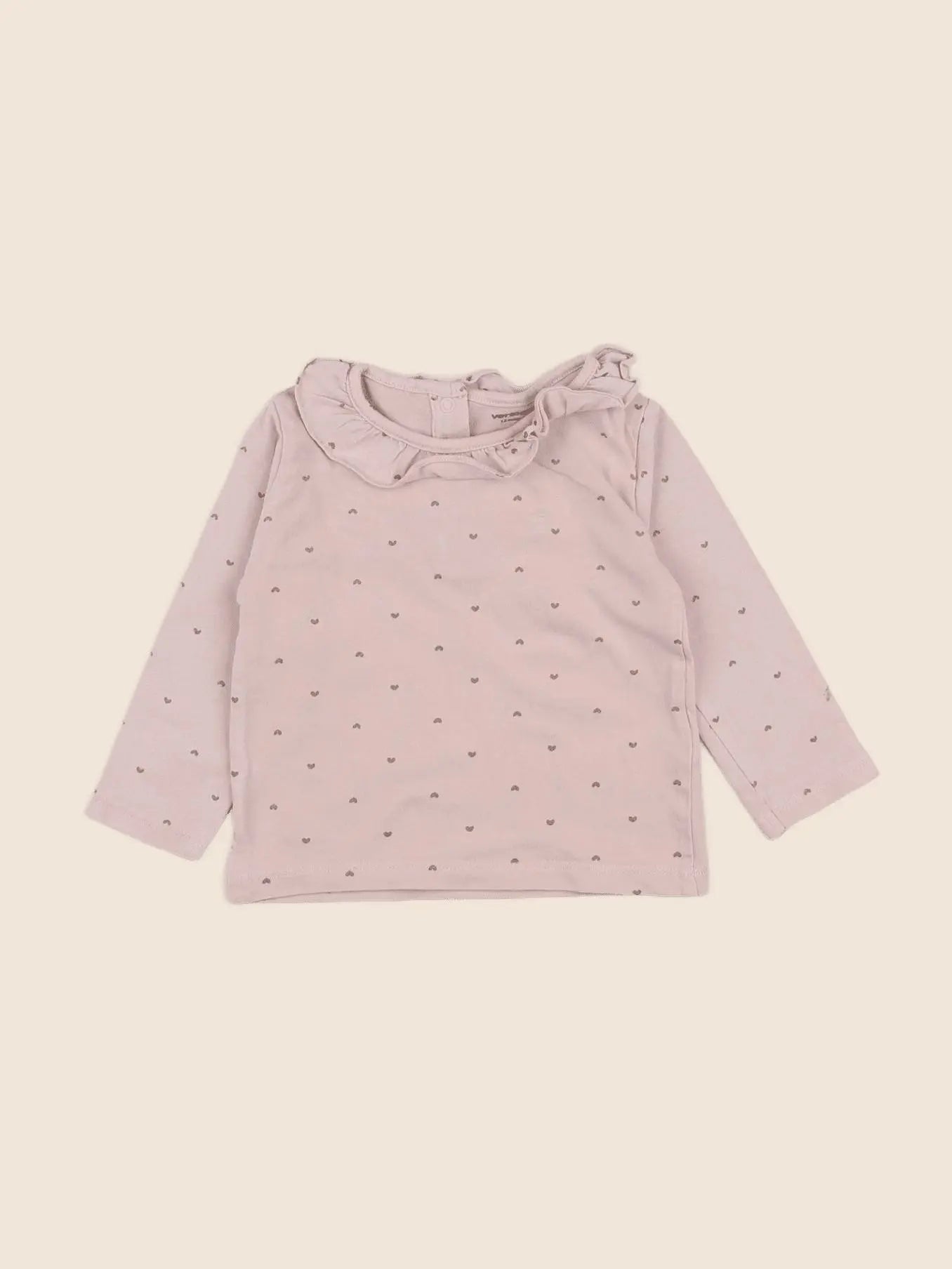 Vertbaudet - tee-shirt rose - 12 mois