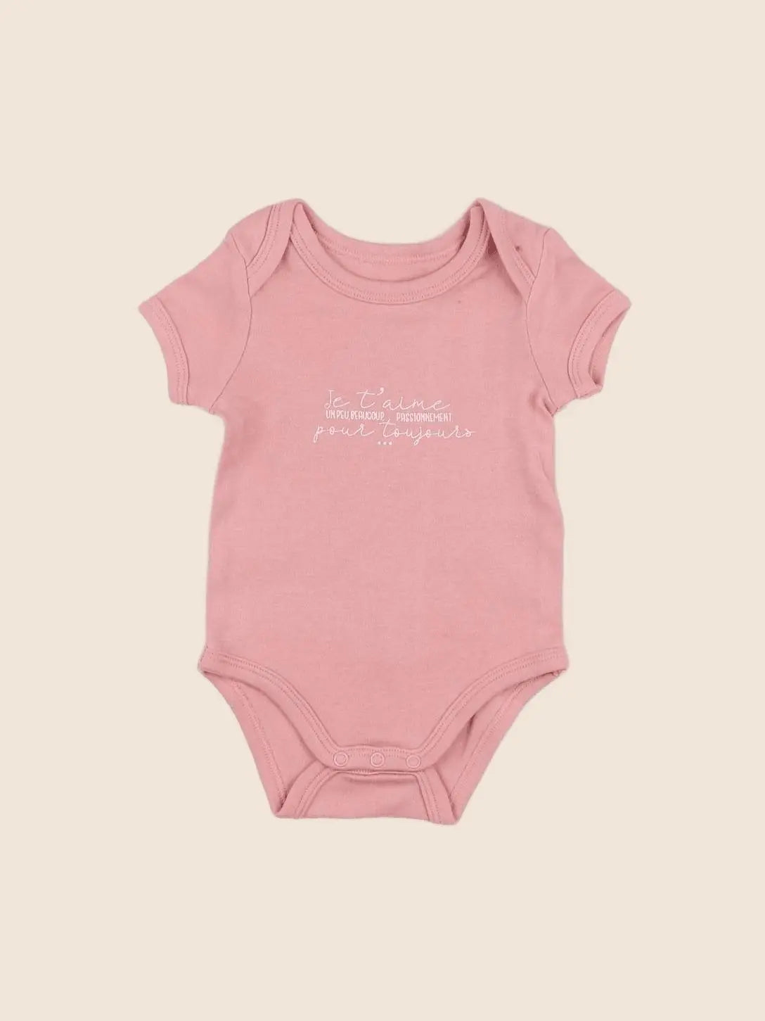 Vertbaudet - body rose - 3 mois