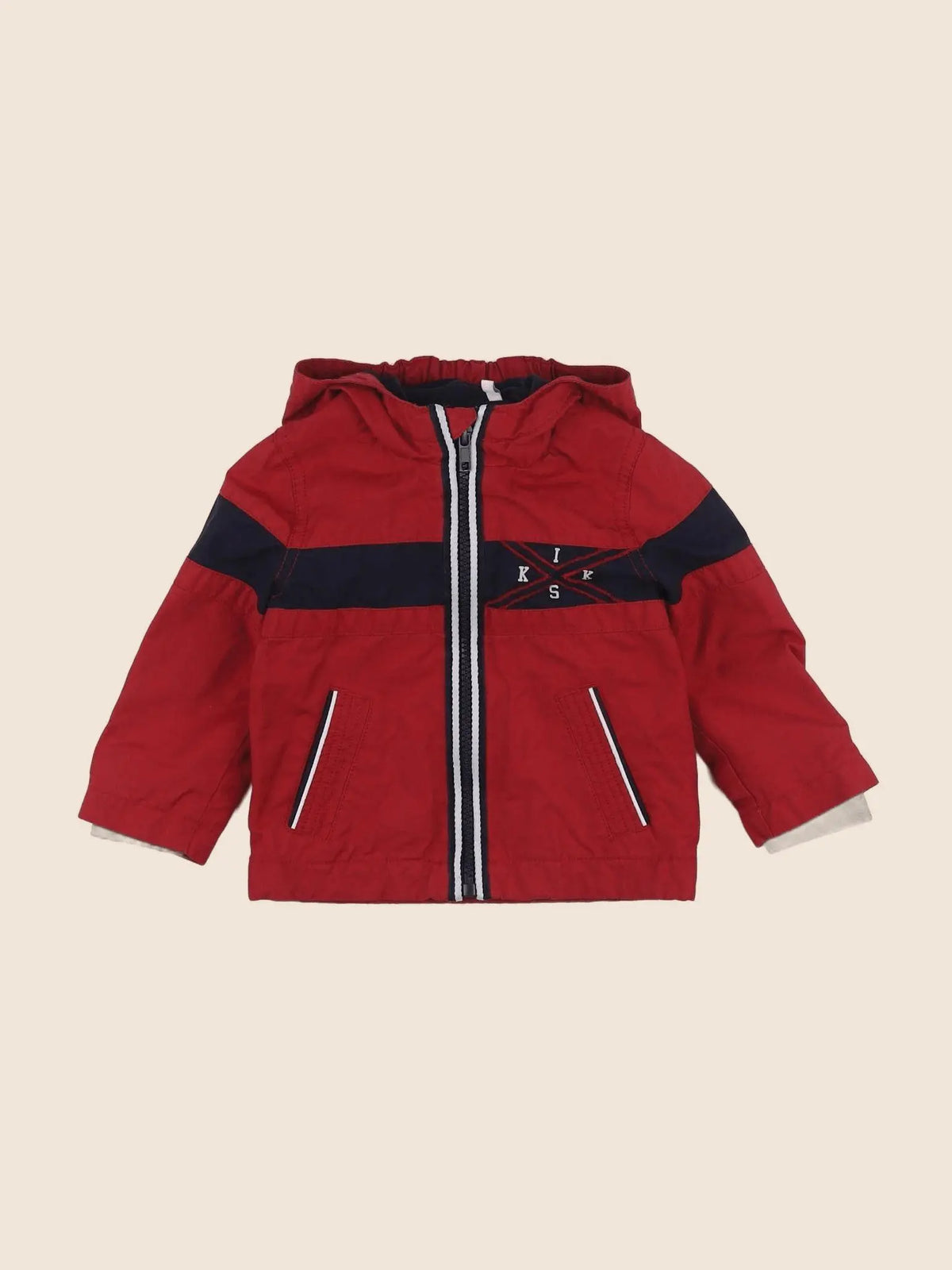 IKKS - parka rouge - 12 mois