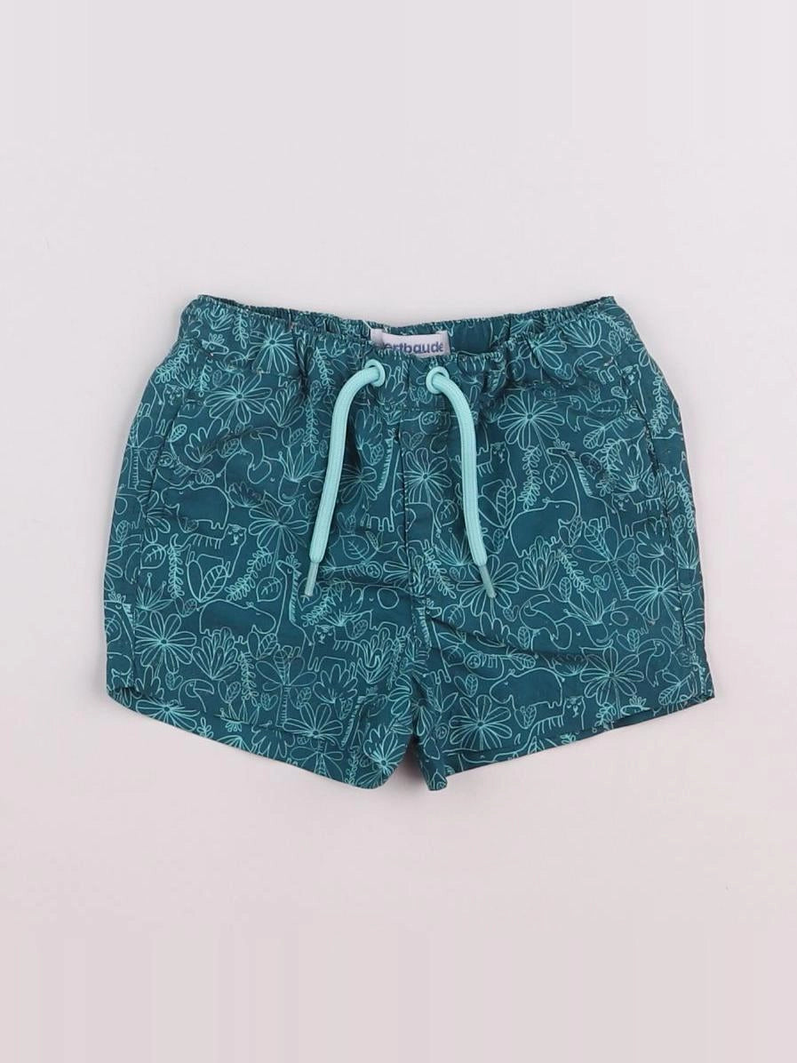 Vertbaudet - maillot de bain vert - 6 mois