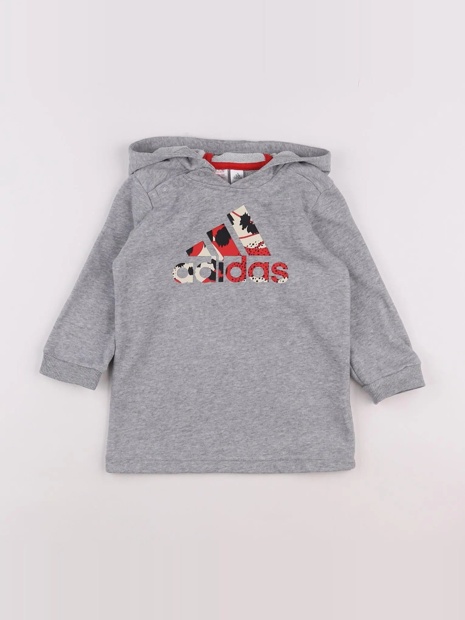 Adidas - robe gris - 9/12 mois