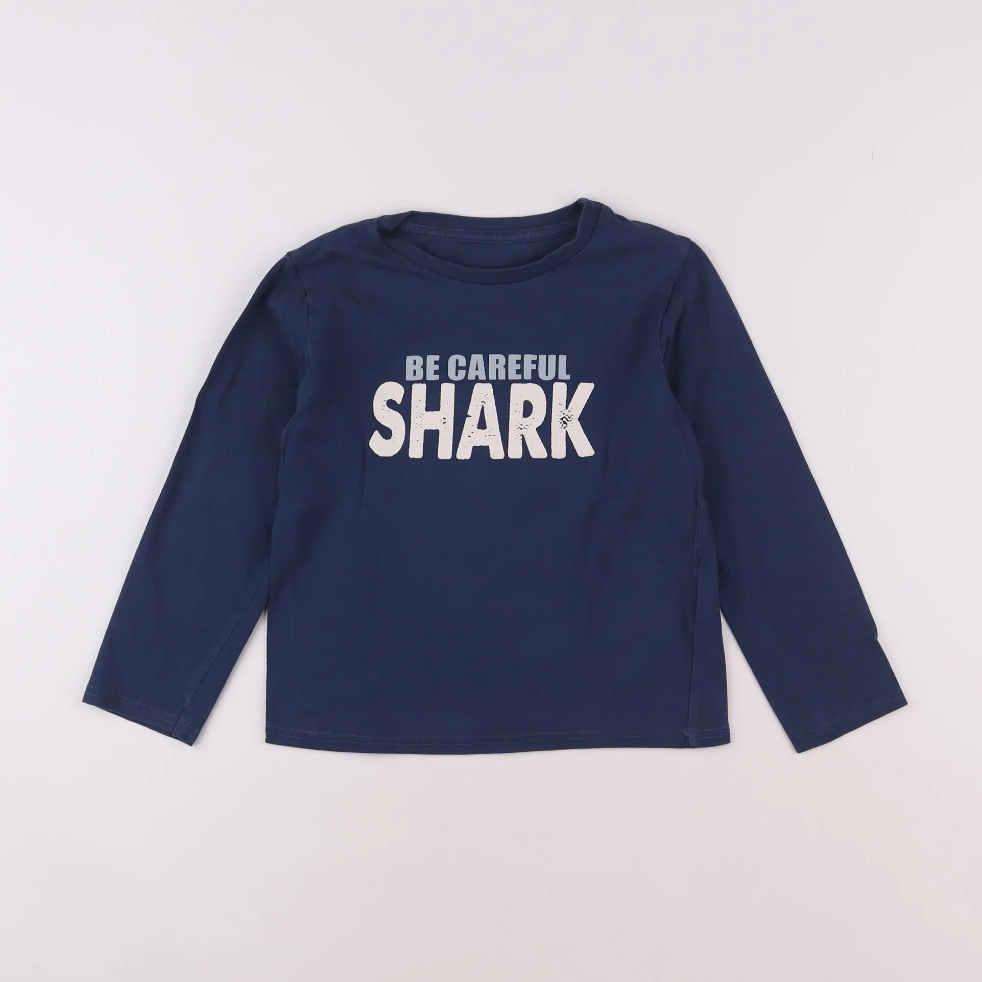 Vertbaudet - tee-shirt bleu - 8 ans