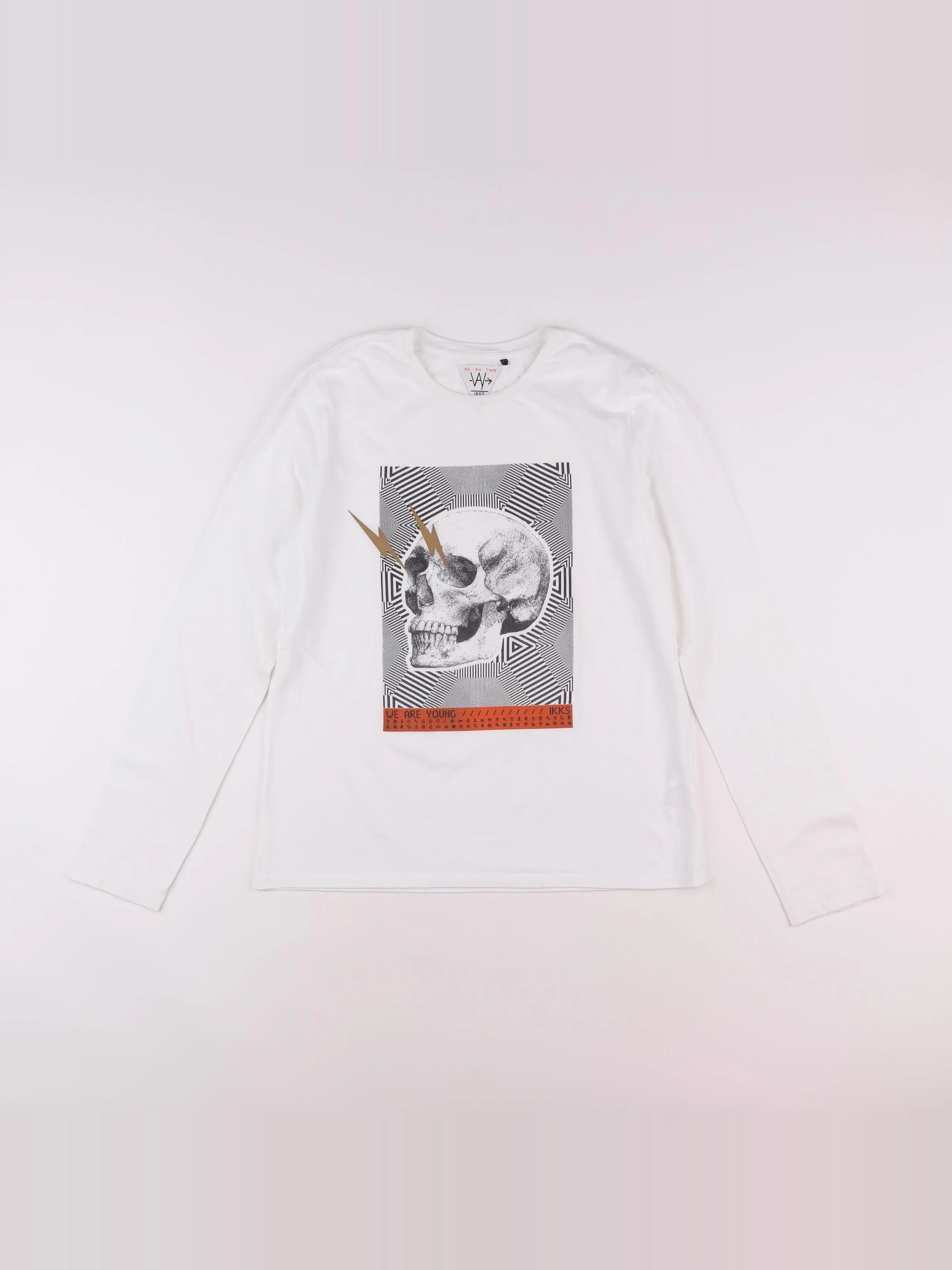 IKKS - tee-shirt blanc - 12 ans