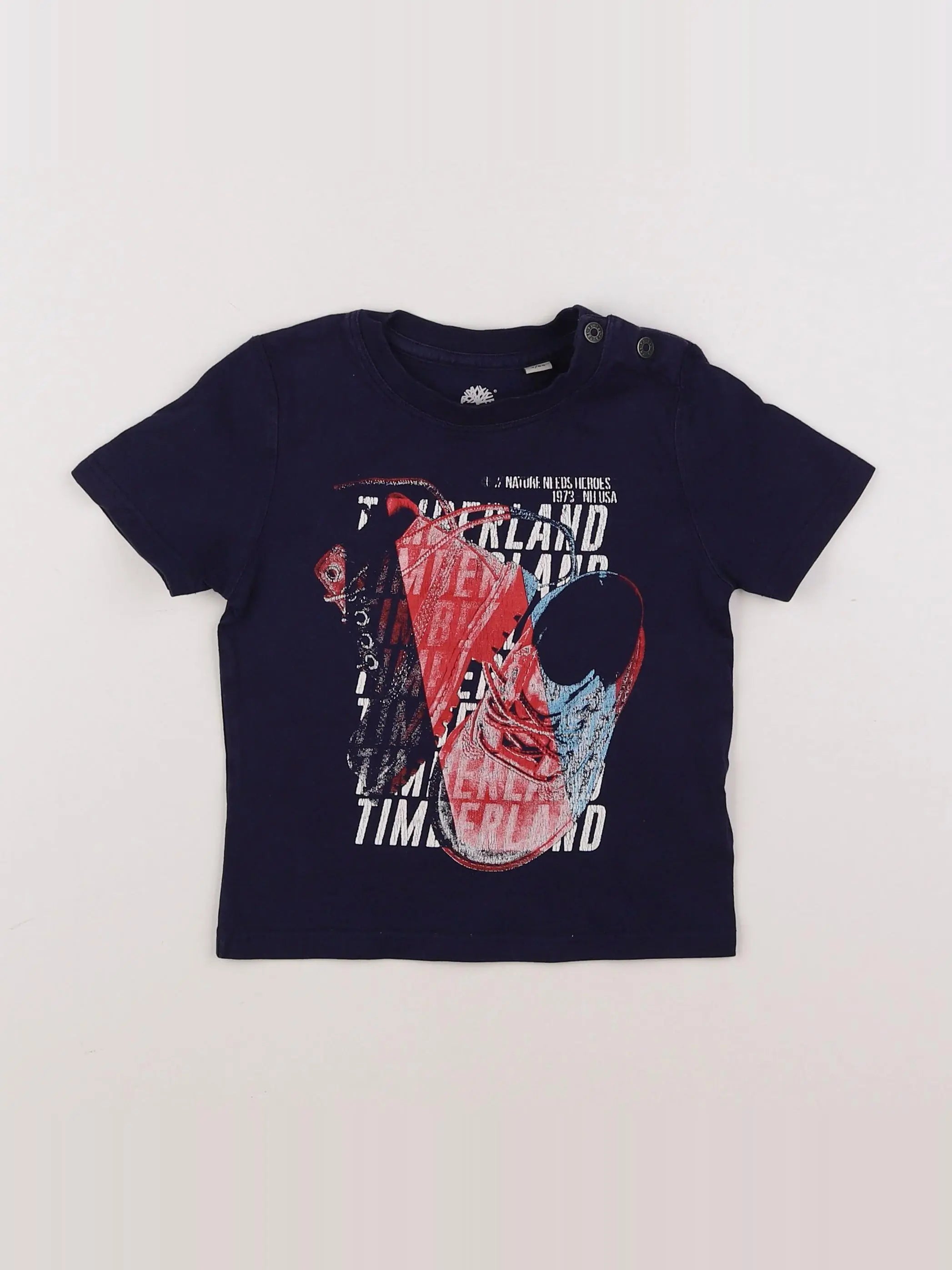 Timberland - tee-shirt bleu - 2 ans