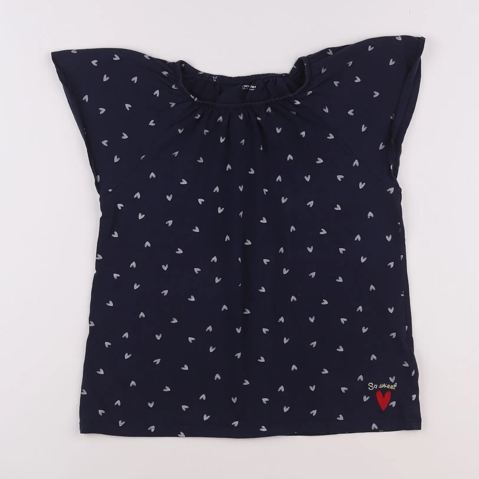 Vertbaudet - tee-shirt bleu - 12 ans