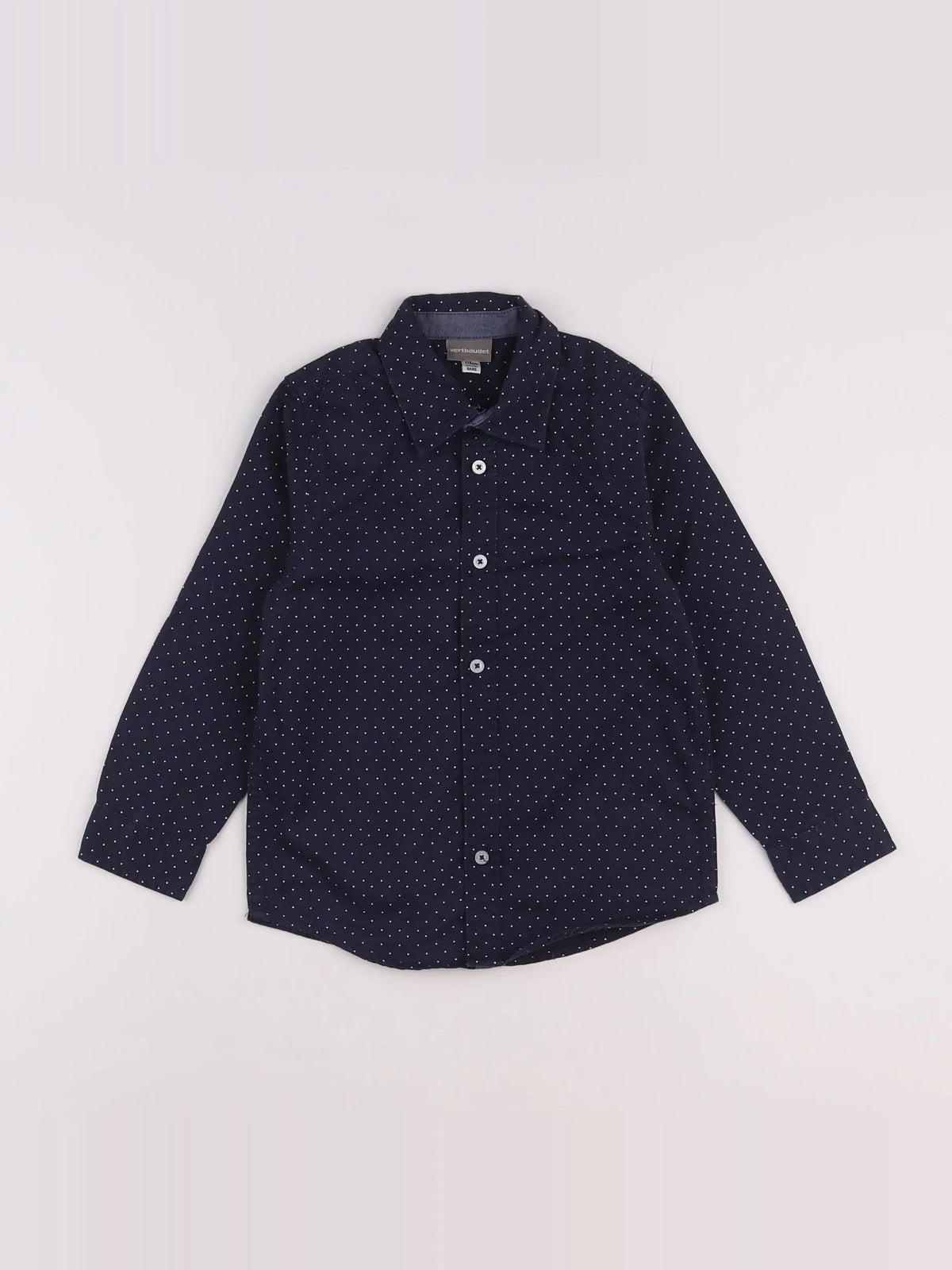 Vertbaudet - chemise bleu - 6 ans