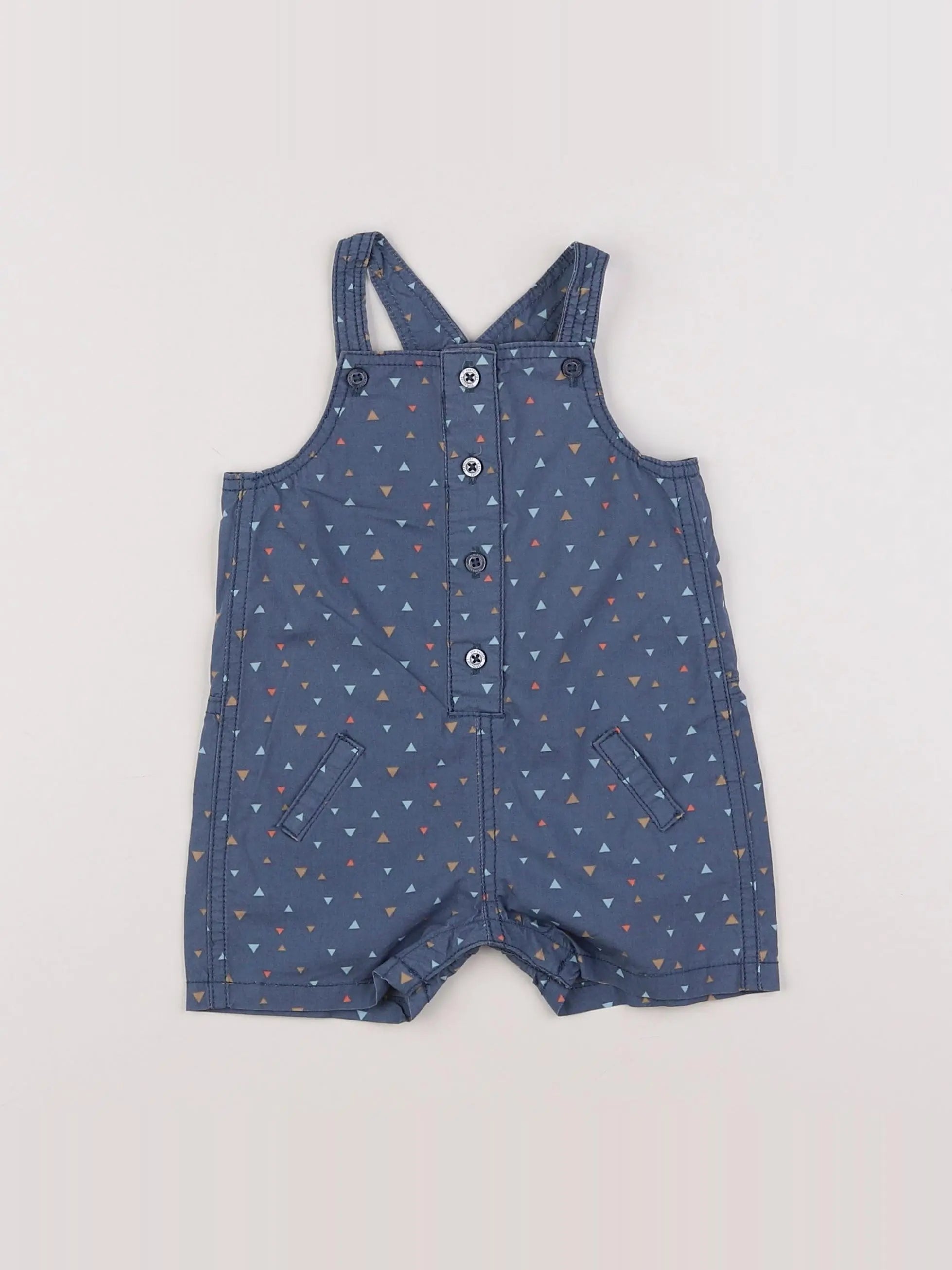 Vertbaudet - salopette bleu - 6 mois