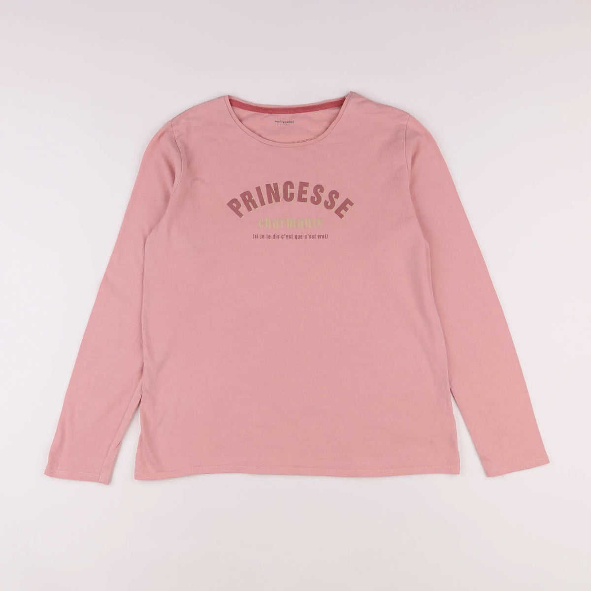 Vertbaudet - tee-shirt rose - 12 ans
