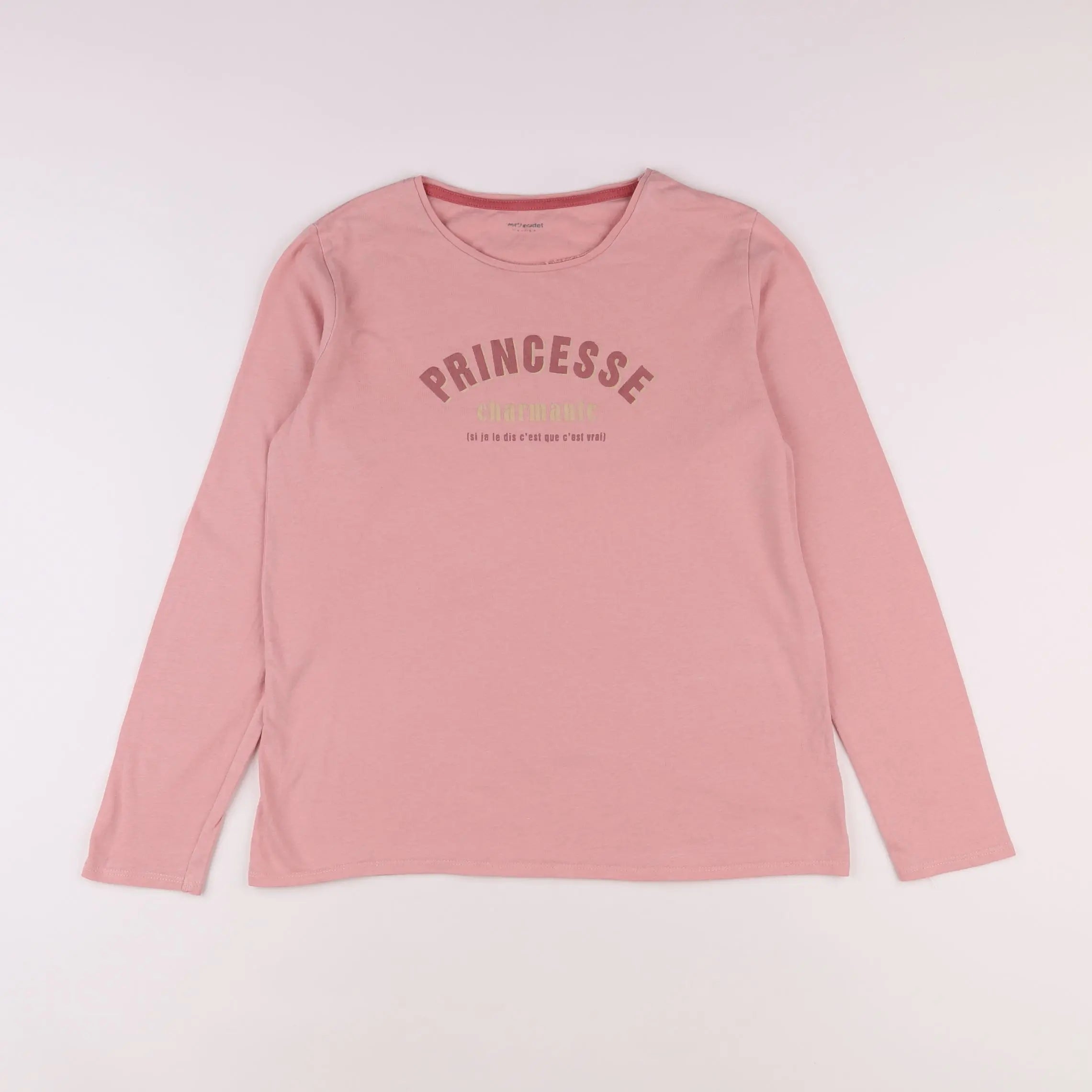 Vertbaudet - tee-shirt rose - 12 ans