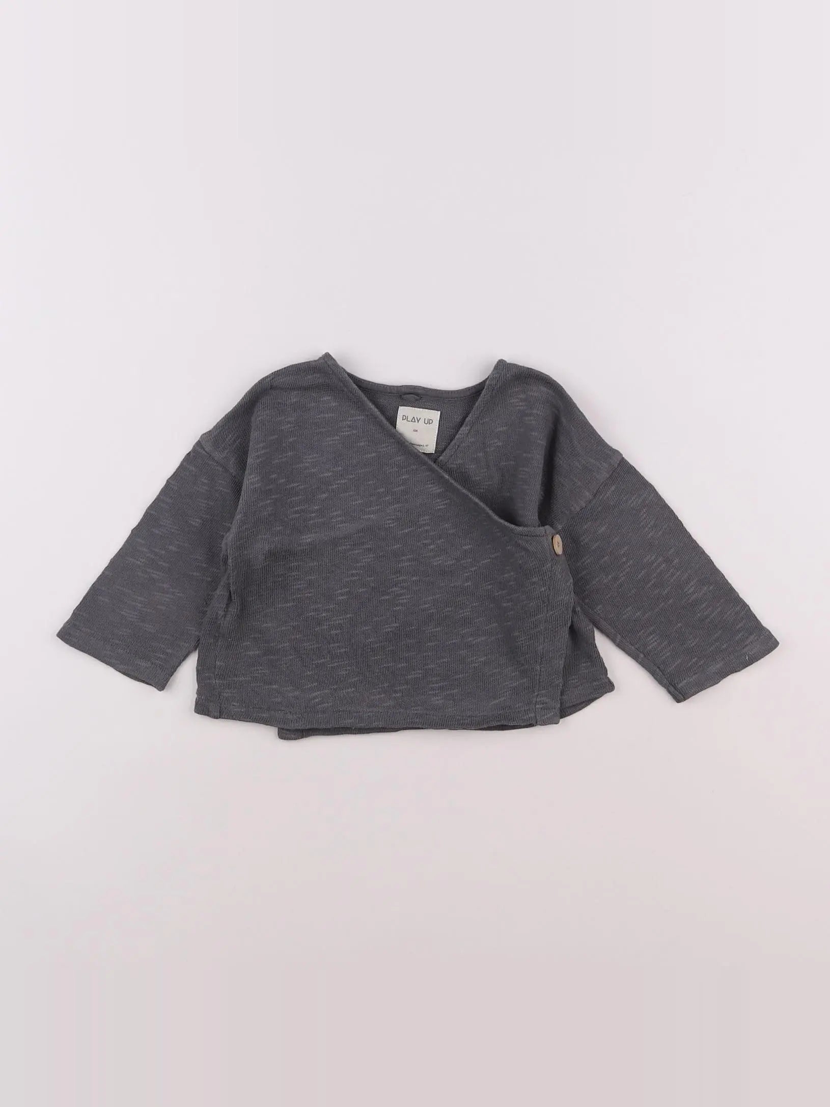 Play Up - tee-shirt gris - 6 mois