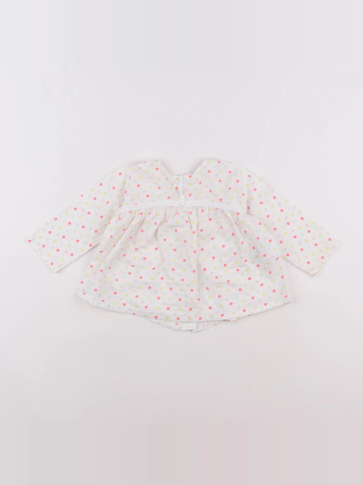 Vertbaudet - blouse blanc - 9 mois