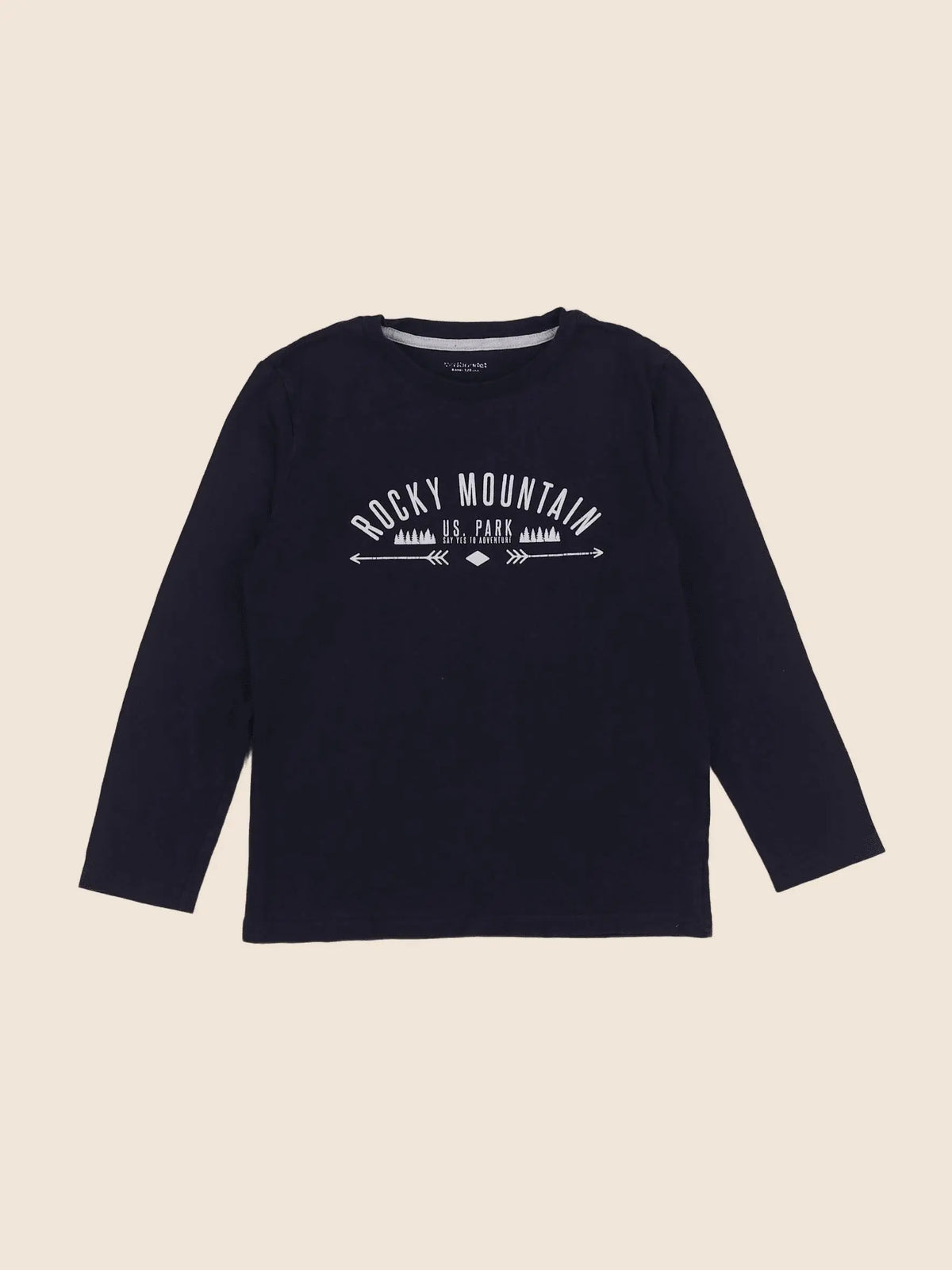 Vertbaudet - tee-shirt bleu - 8 ans