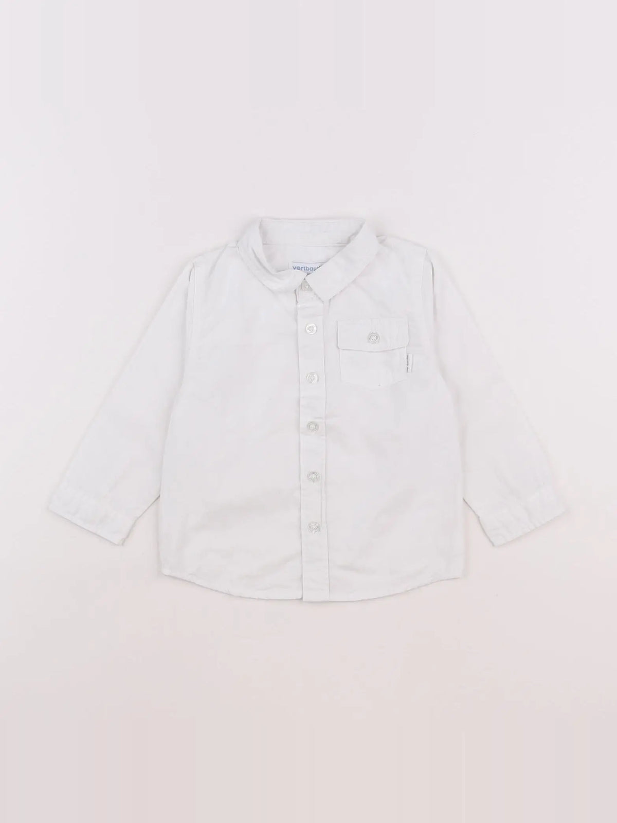 Vertbaudet - chemise blanc - 18 mois