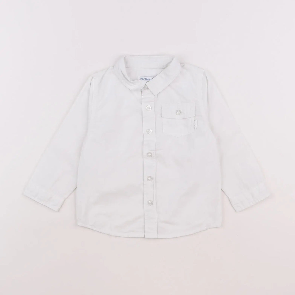 Vertbaudet - chemise blanc - 18 mois